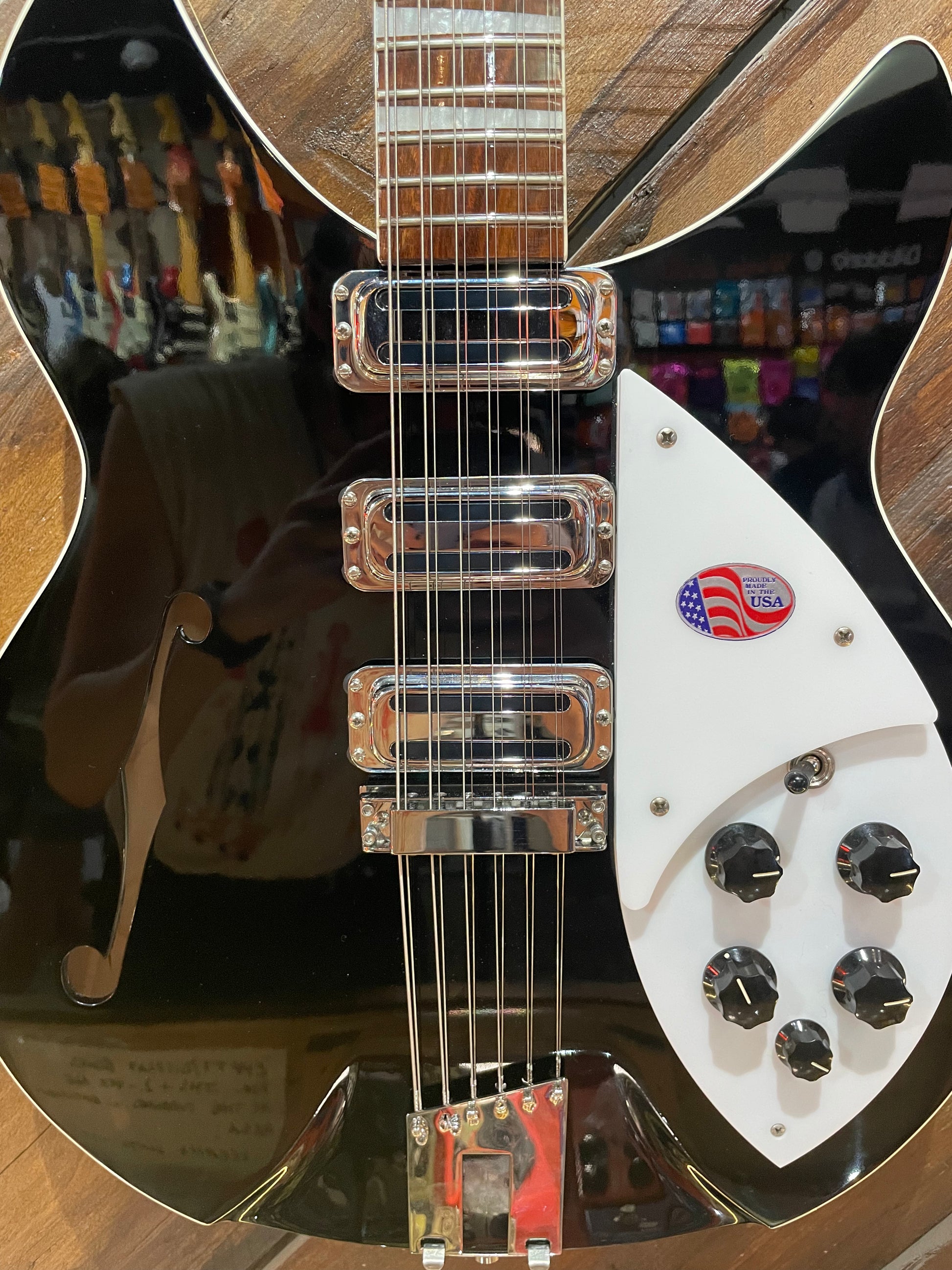 S/H 2024 Rickenbacker 1993 PLUS 330/12 12-String Electric Guitar, Jetglo