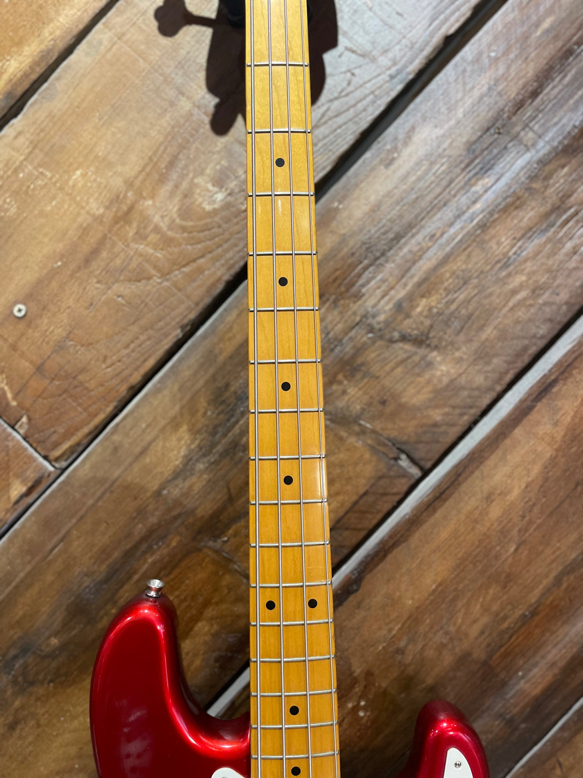 S/H 1989 Fender MIJ PB-57 '57 Reissue Precision Bass, Candy Apple Red