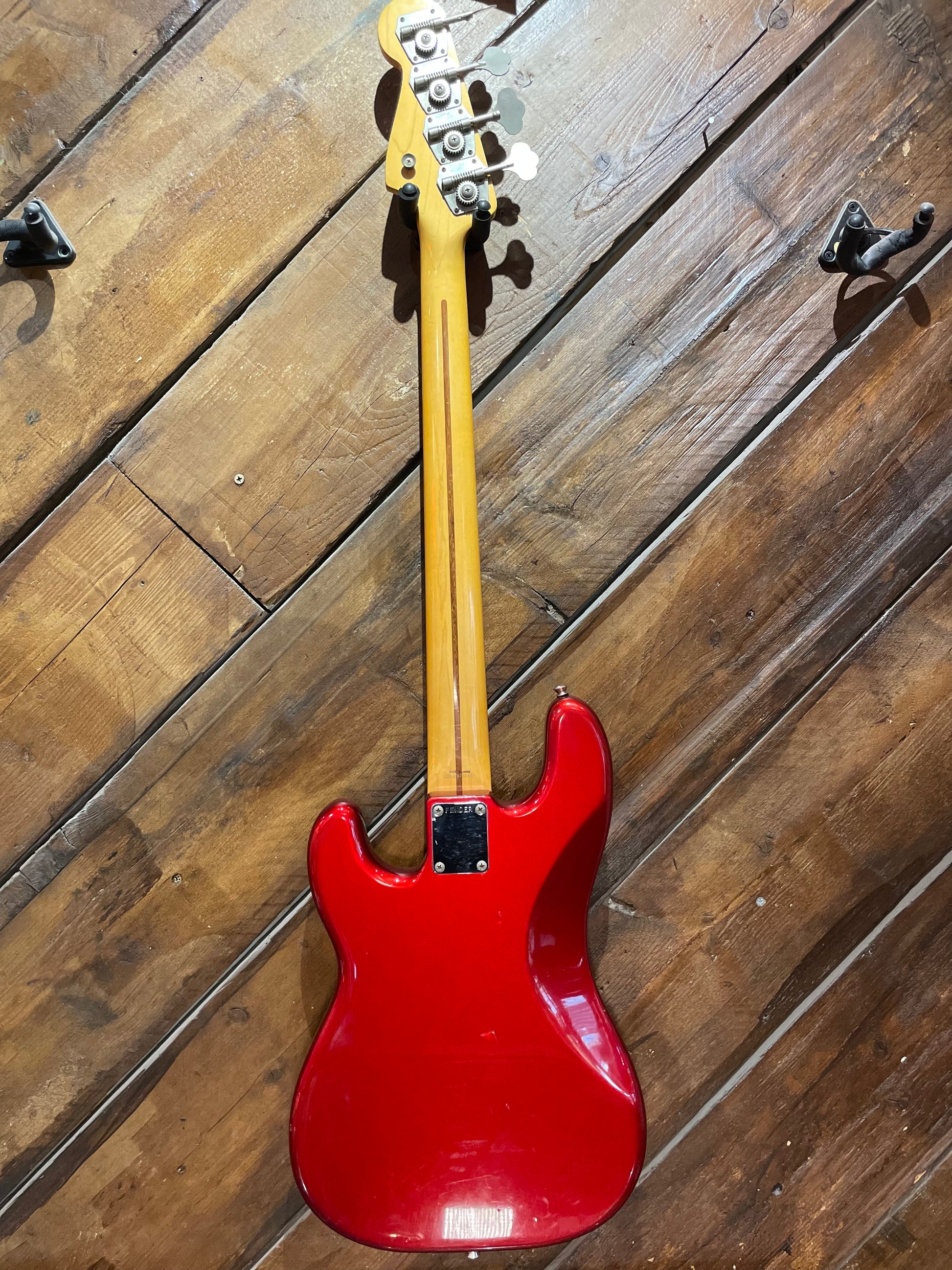 S/H 1989 Fender MIJ PB-57 '57 Reissue Precision Bass, Candy Apple Red