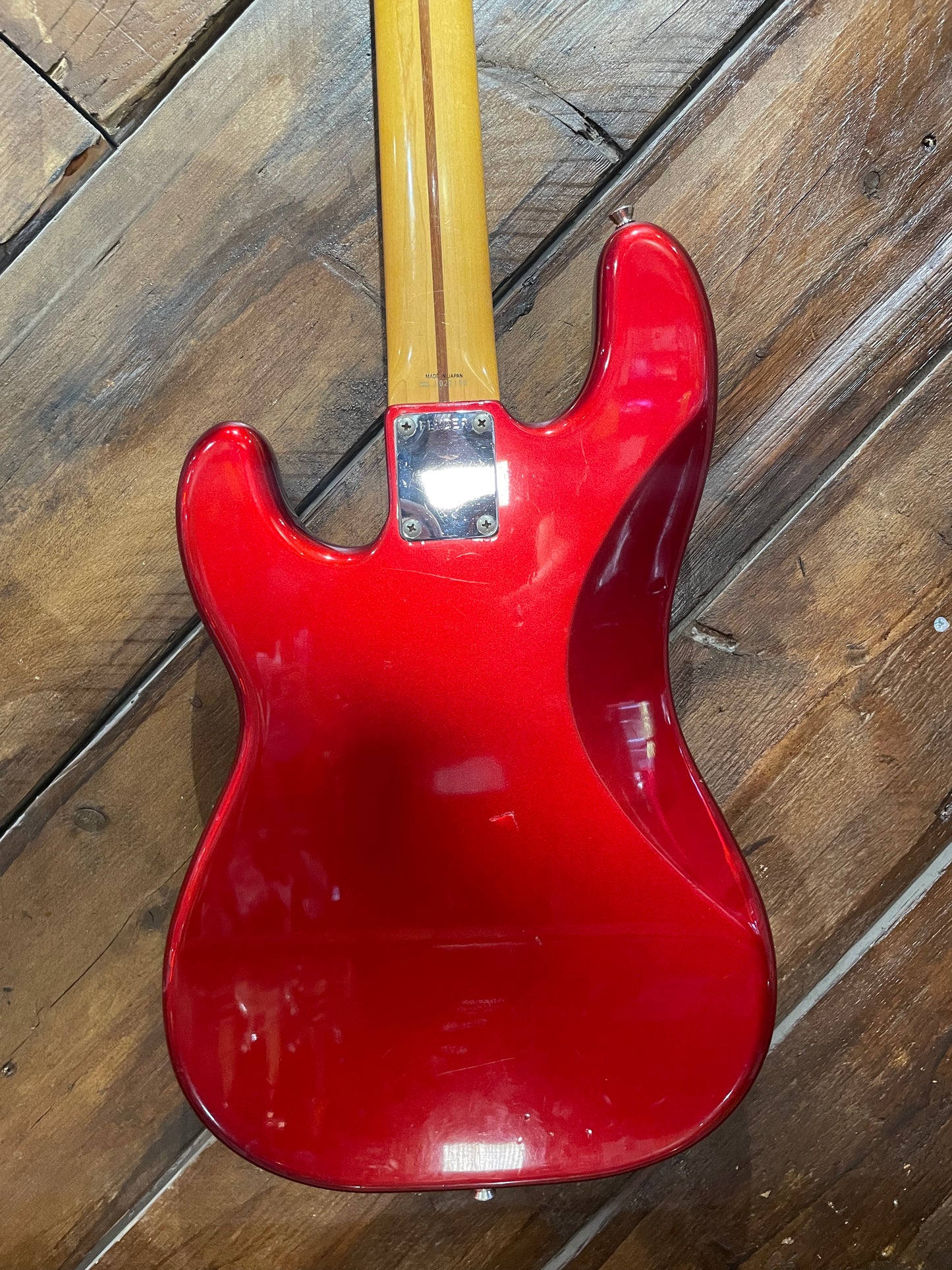 S/H 1989 Fender MIJ PB-57 '57 Reissue Precision Bass, Candy Apple Red