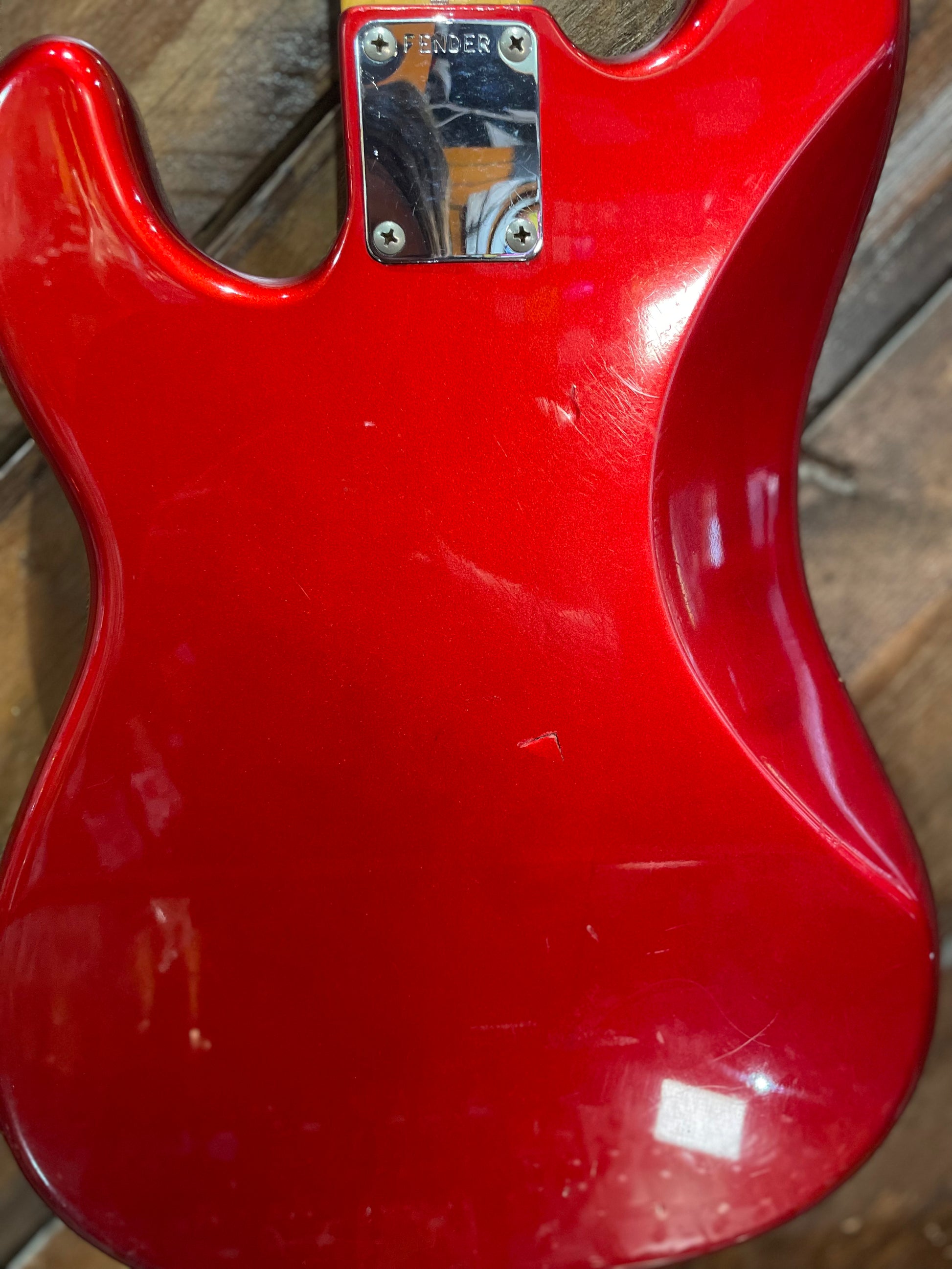 S/H 1989 Fender MIJ PB-57 '57 Reissue Precision Bass, Candy Apple Red