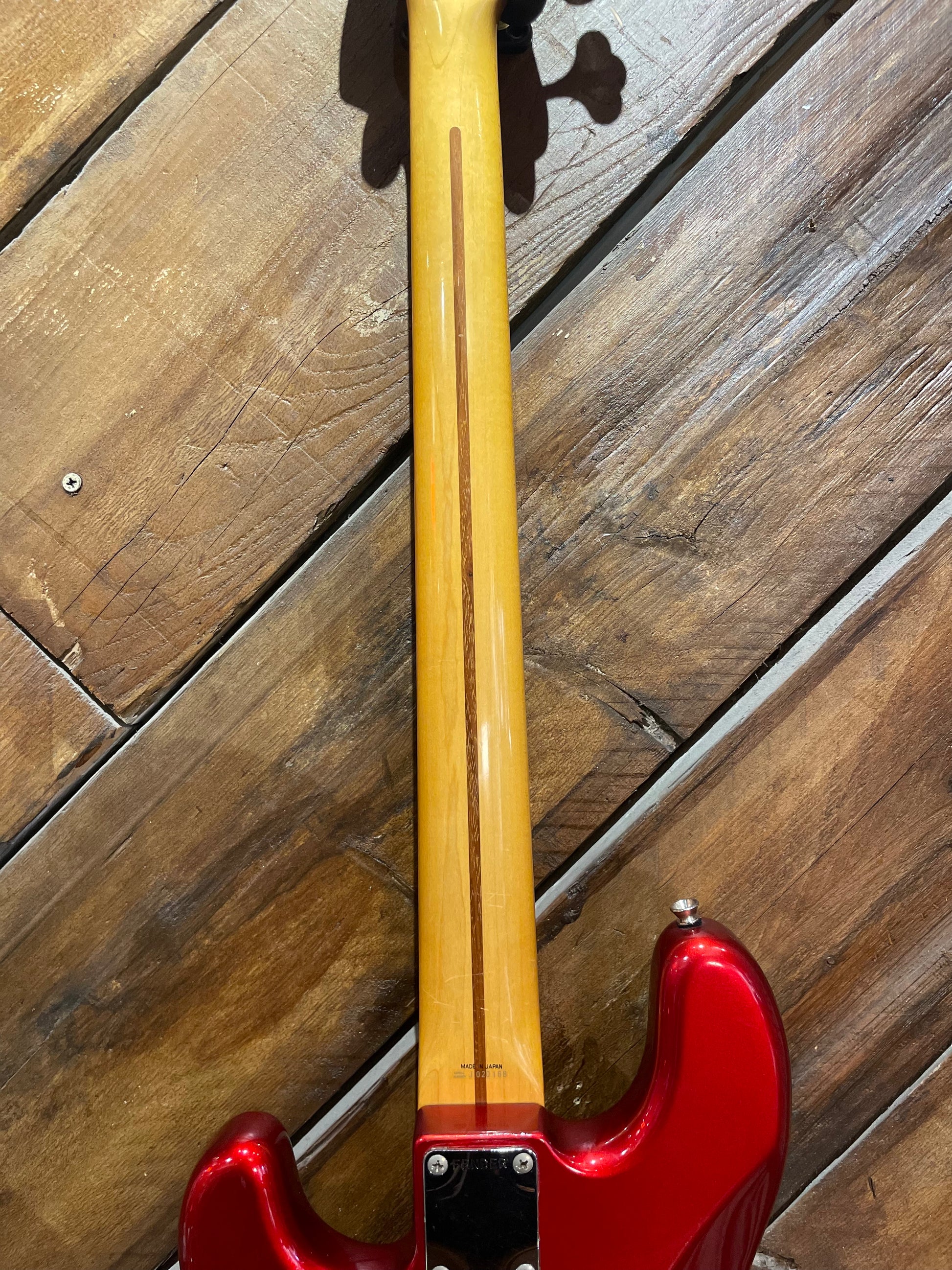 S/H 1989 Fender MIJ PB-57 '57 Reissue Precision Bass, Candy Apple Red