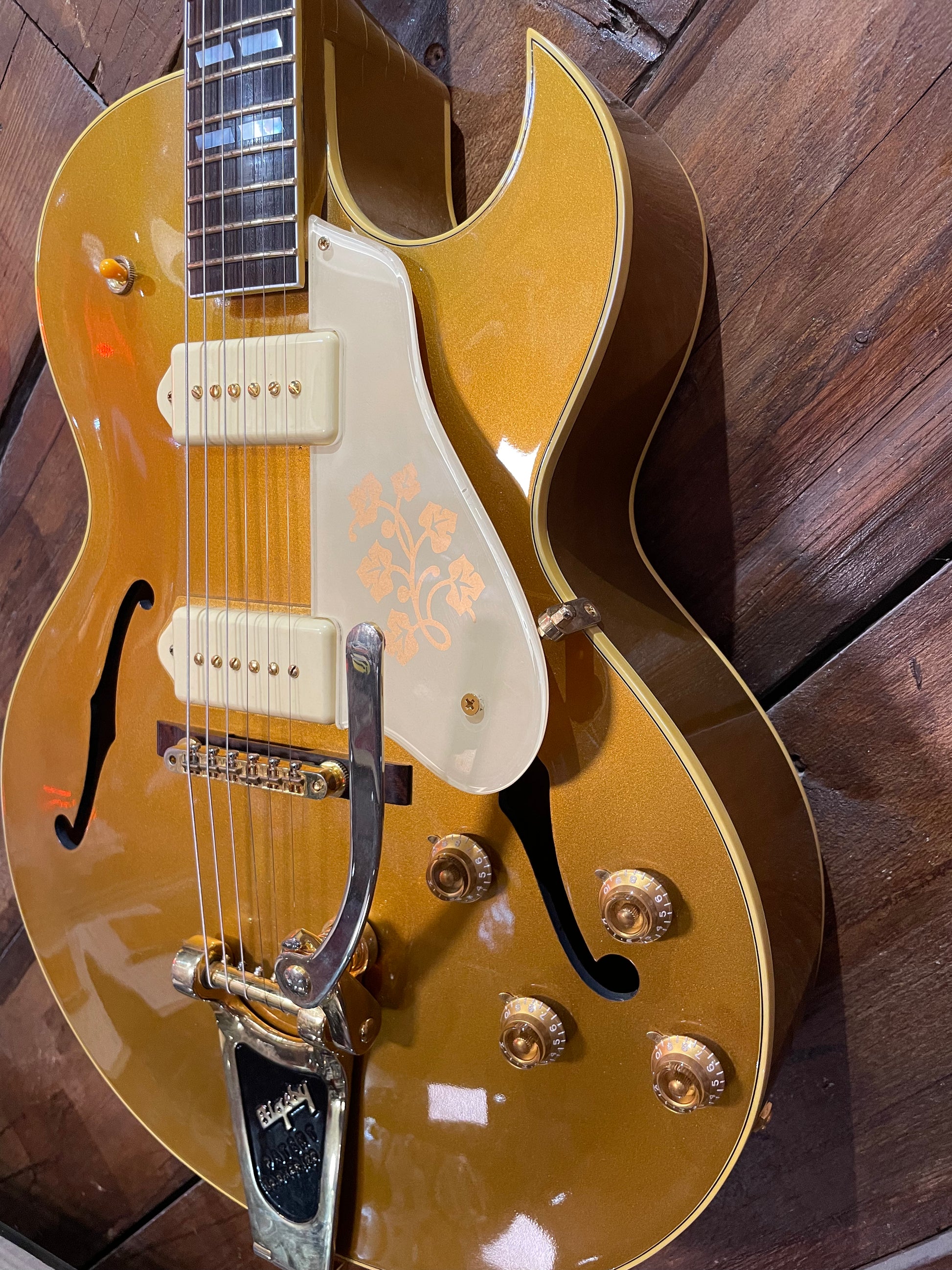 S/H 1991 Gibson ES-295, Gold Bullion
