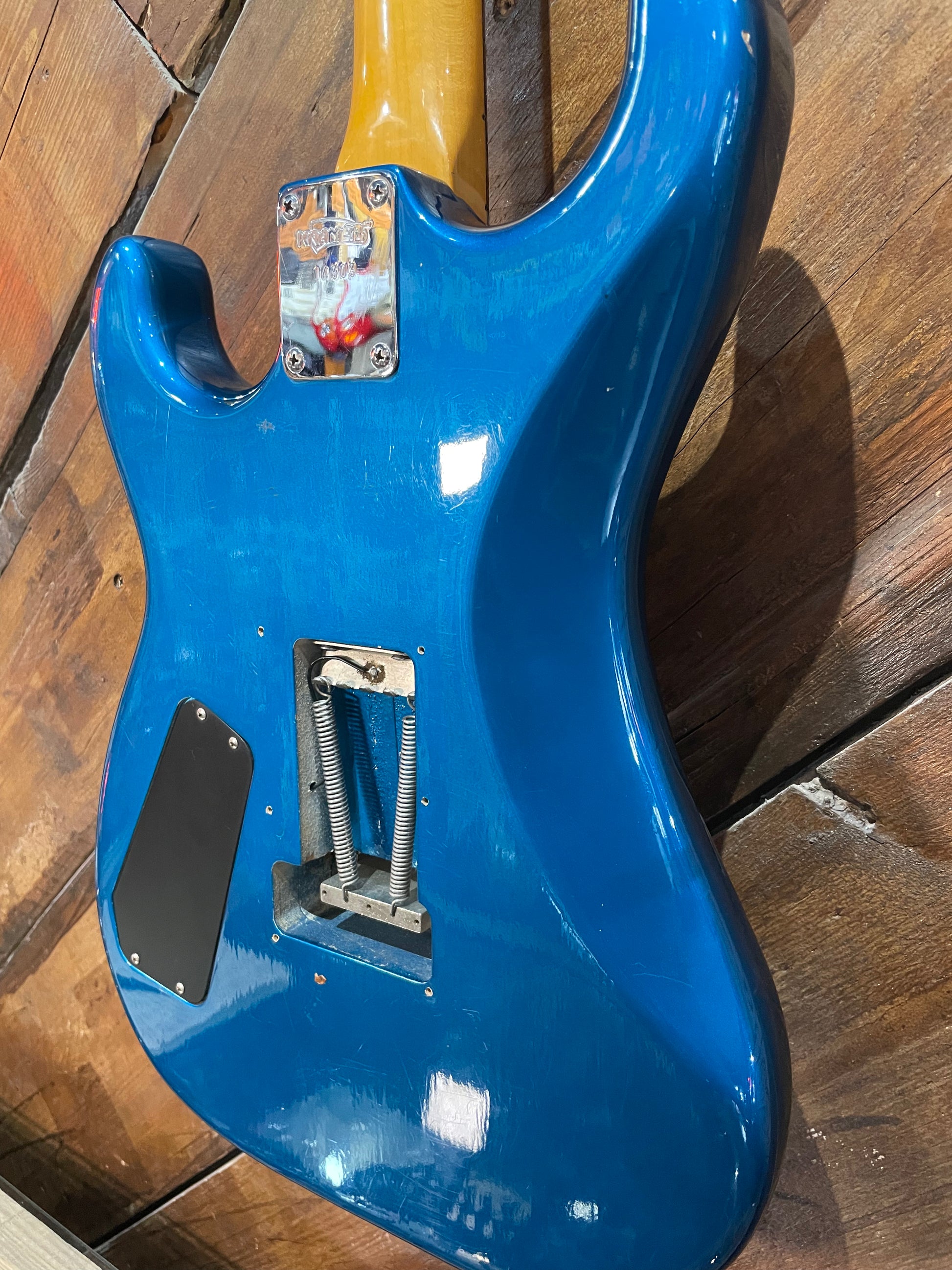 S/H 1985 Kramer MIJ Focus 1000 Electric Guitar, Metallic Blue