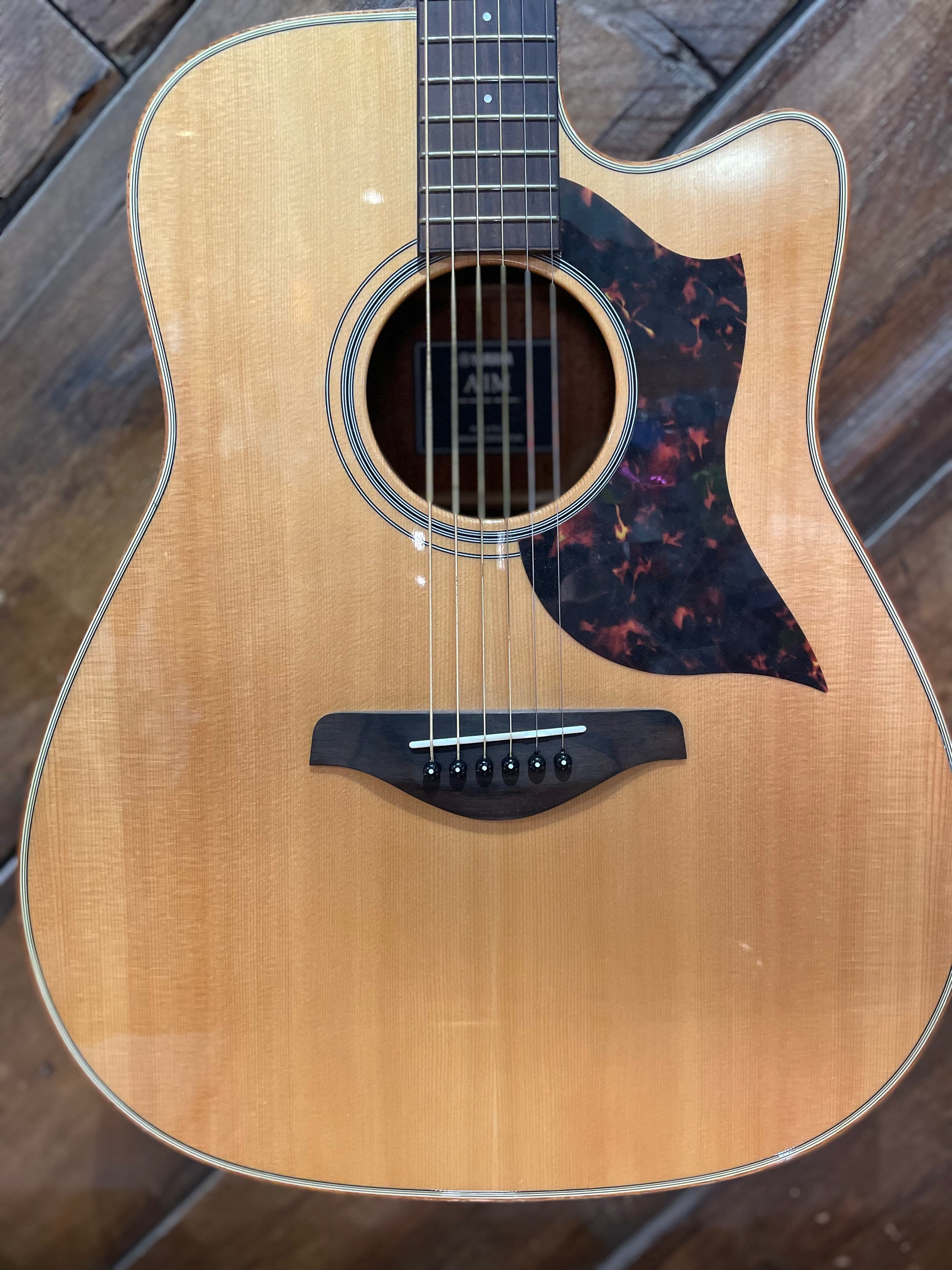 S/H Yamaha A1M Dreadnought Electro-Acoustic Guitar, Natural