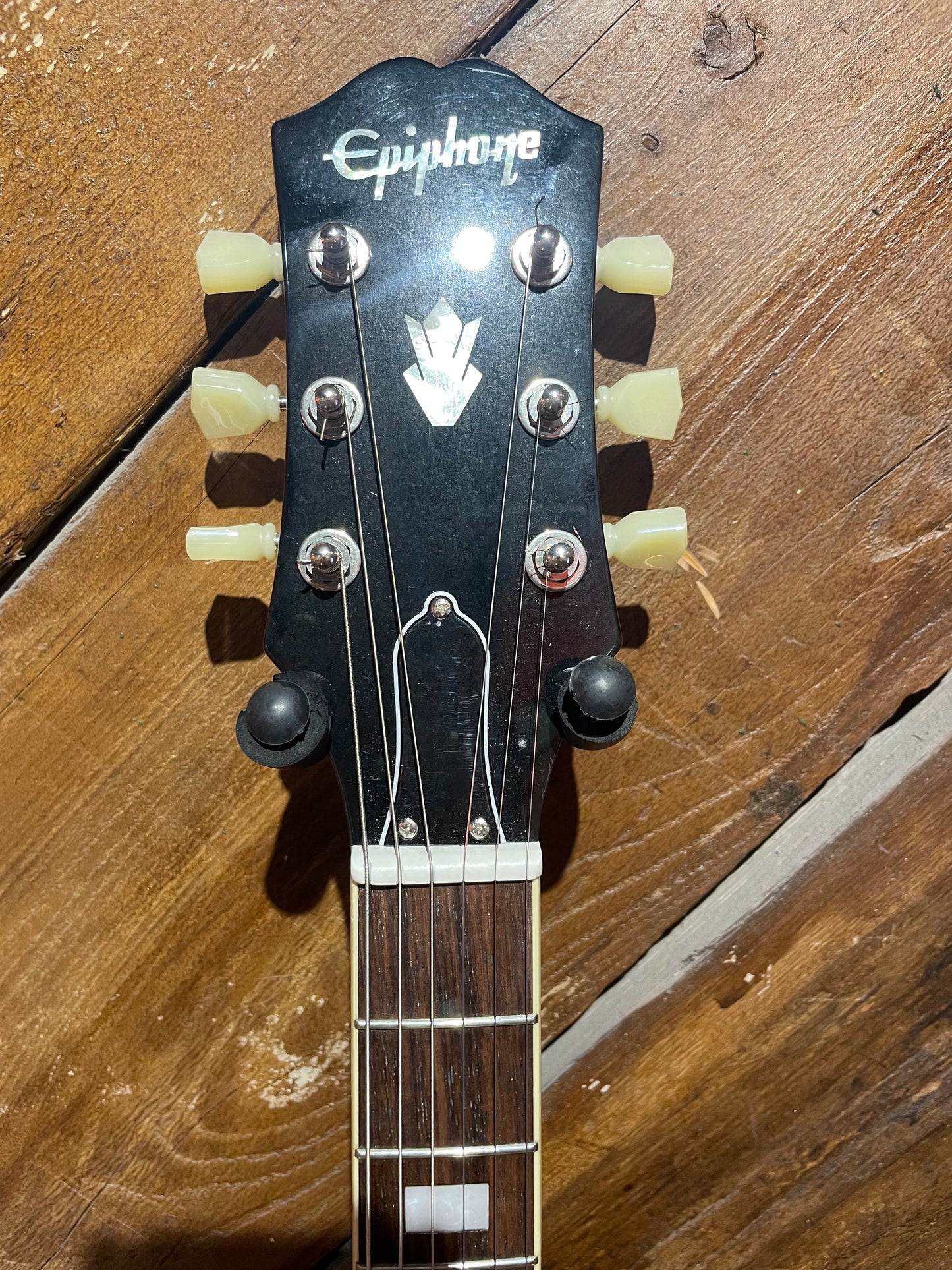 S/H Epiphone ES-335 Flamed Maple Semi Hollow Electric Guitar, Sunburst