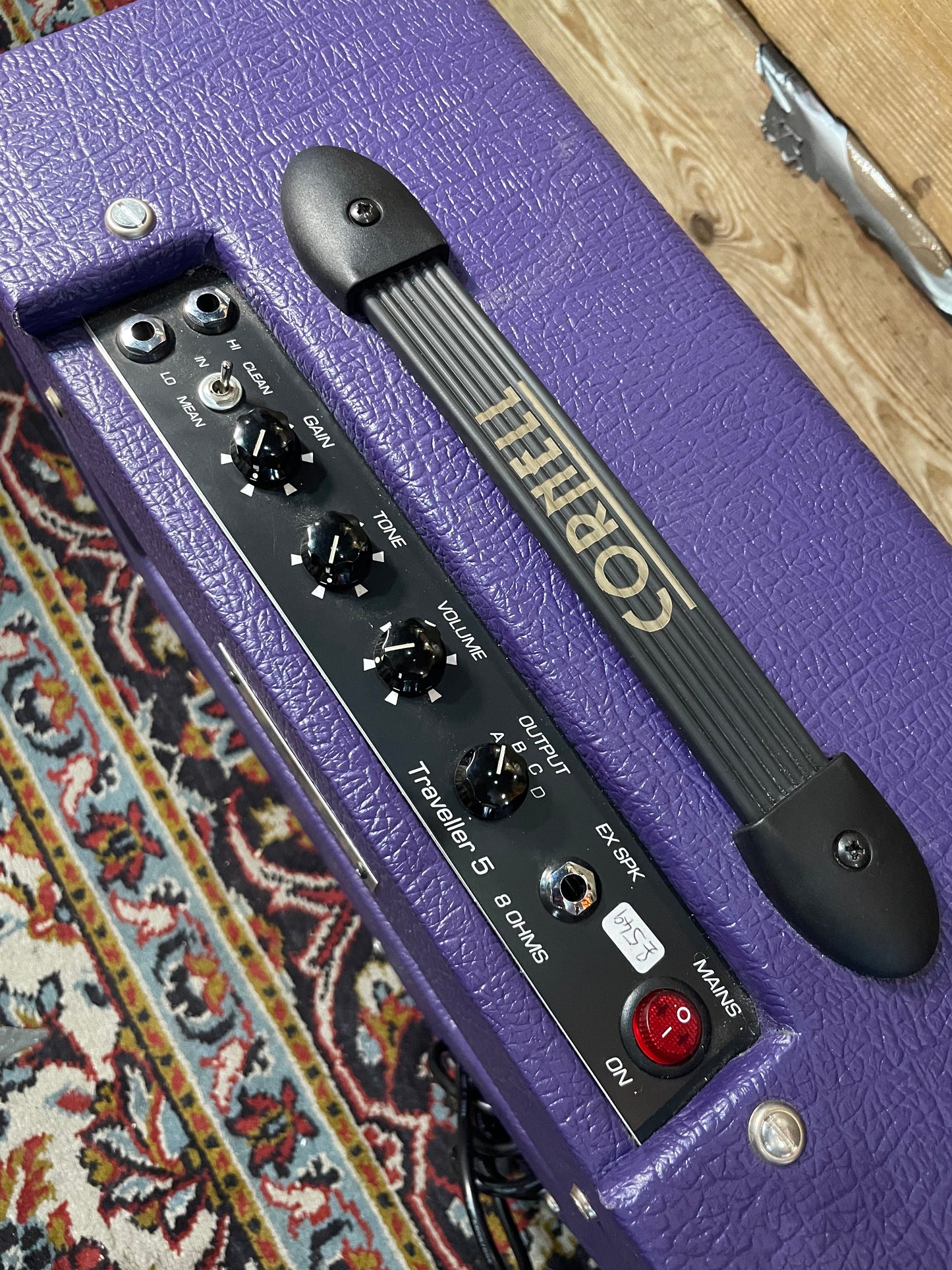 S/H Cornell Traveller 5, All Valve 5 Watt Combo Amplifier, Purple