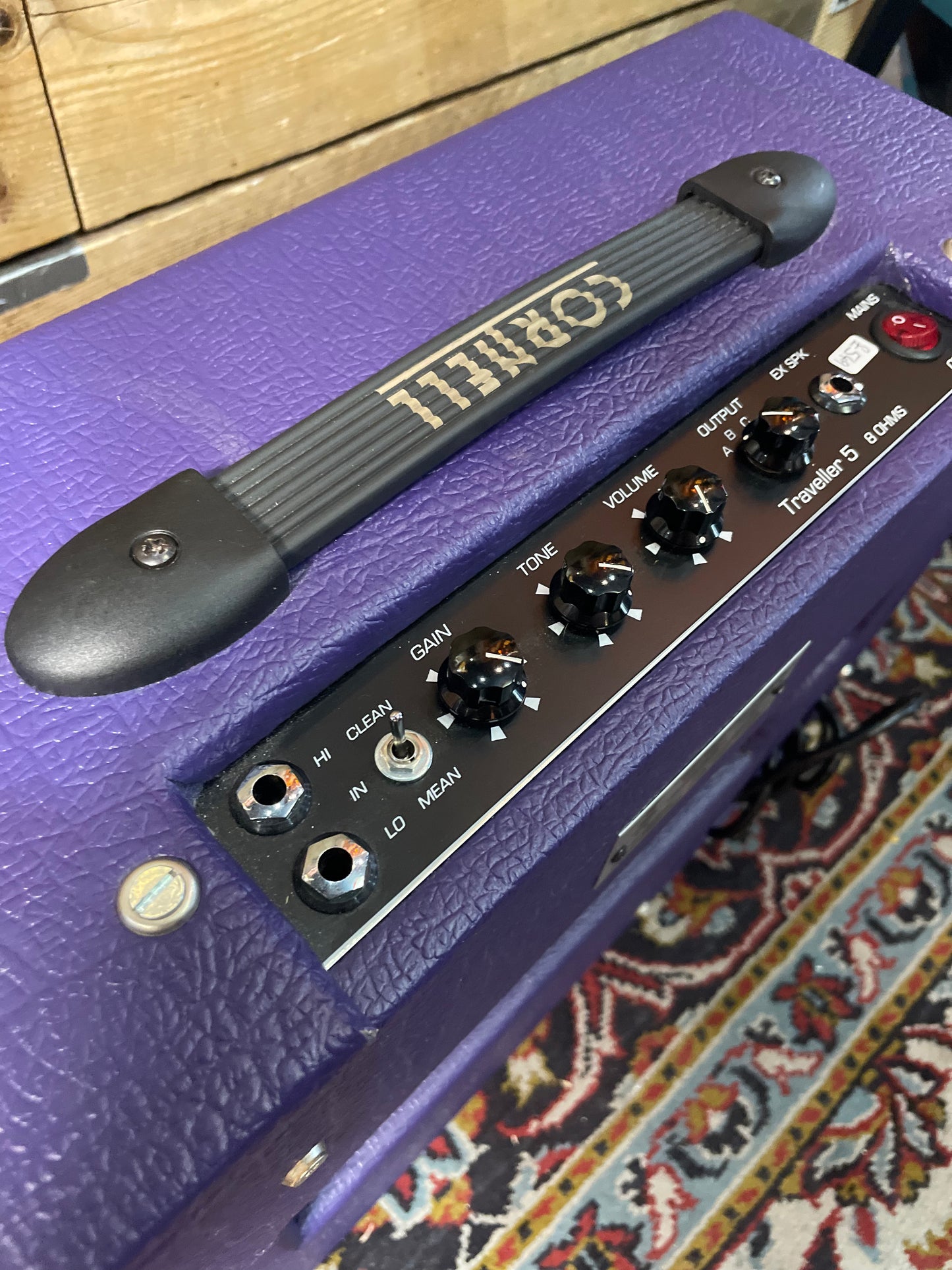 S/H Cornell Traveller 5, All Valve 5 Watt Combo Amplifier, Purple
