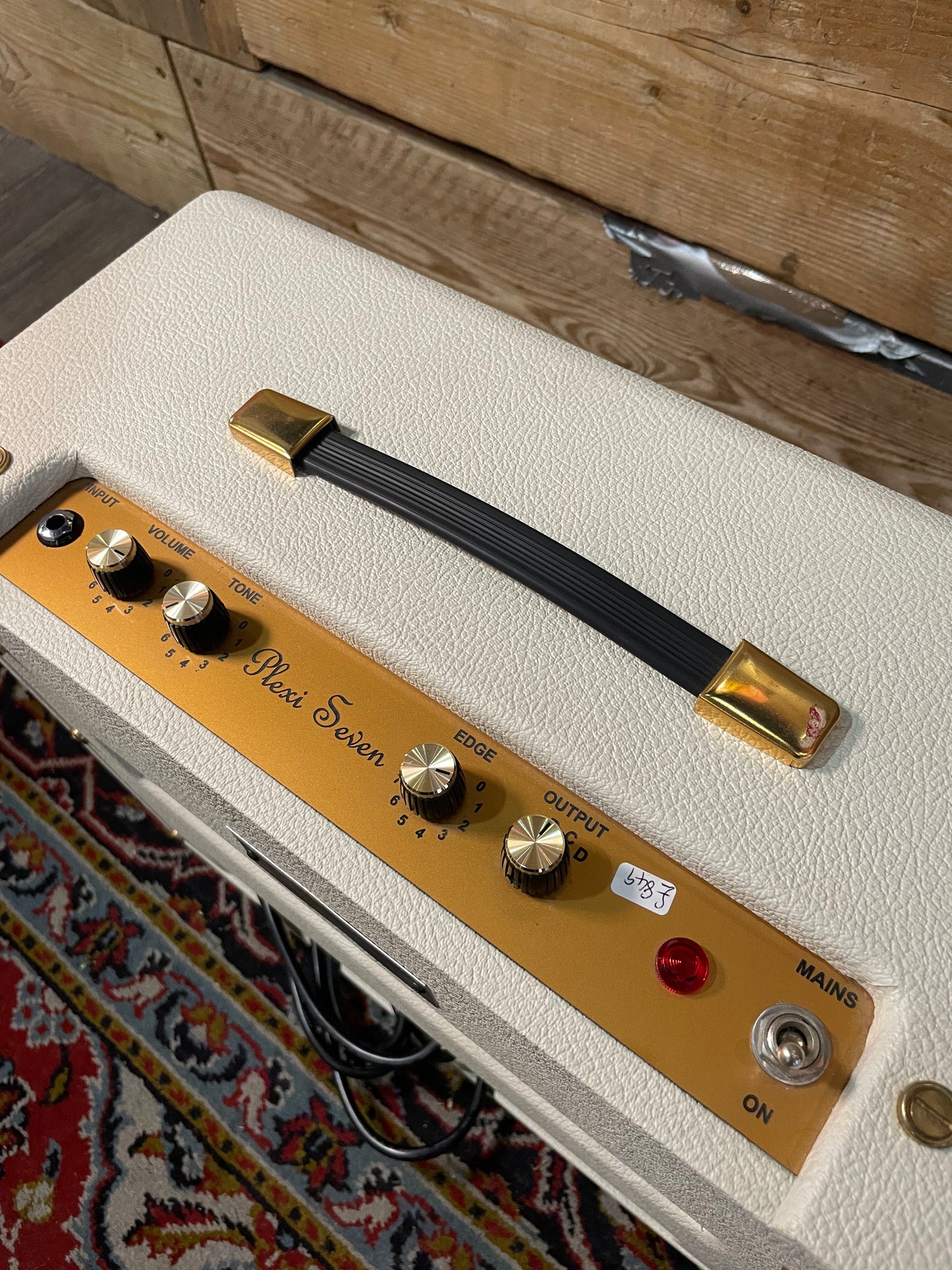 S/H Cornell Plexi Seven, 7 Watt Valvle Combo Amplifier, White