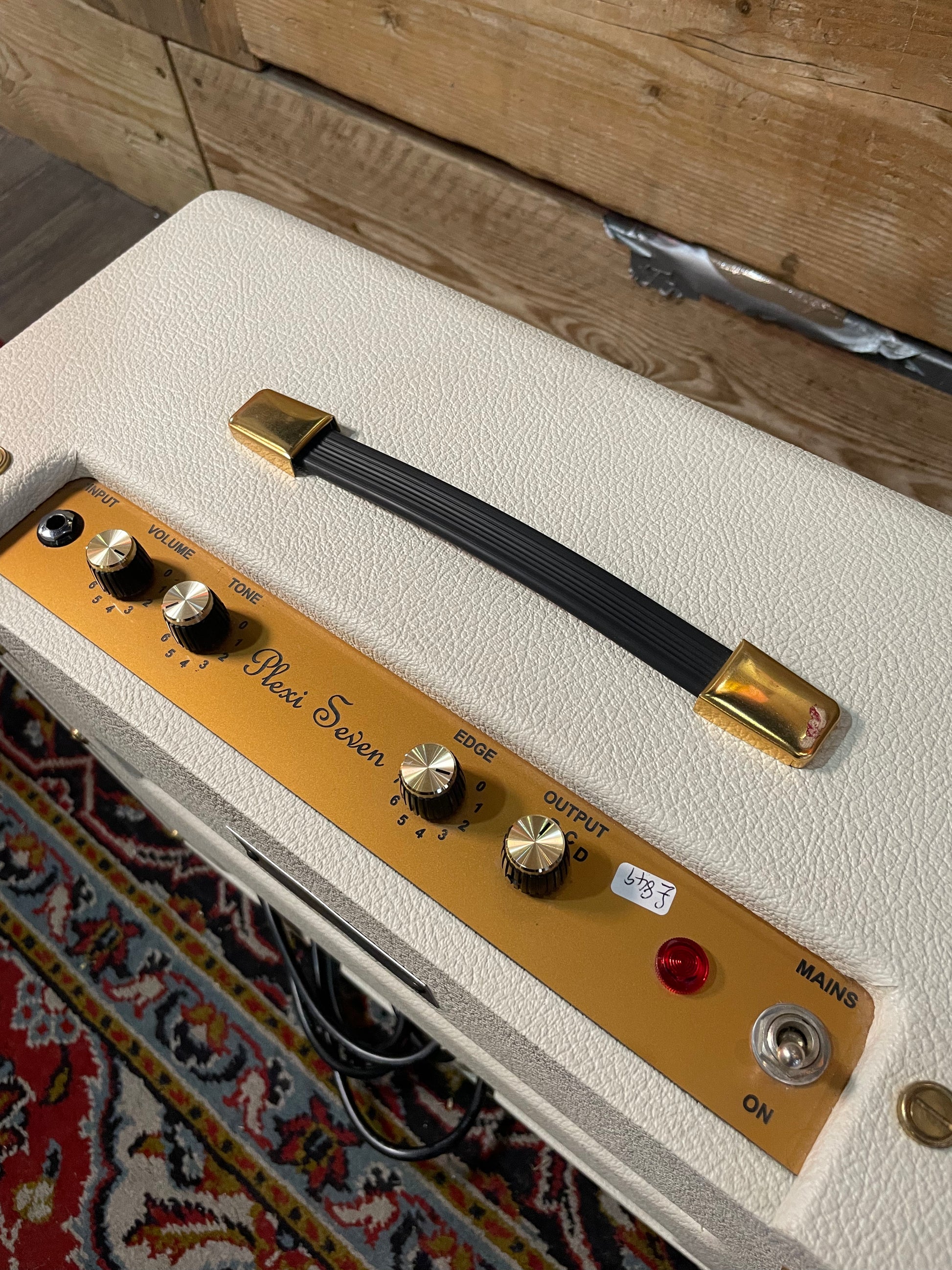 S/H Cornell Plexi Seven, 7 Watt Valvle Combo Amplifier, White
