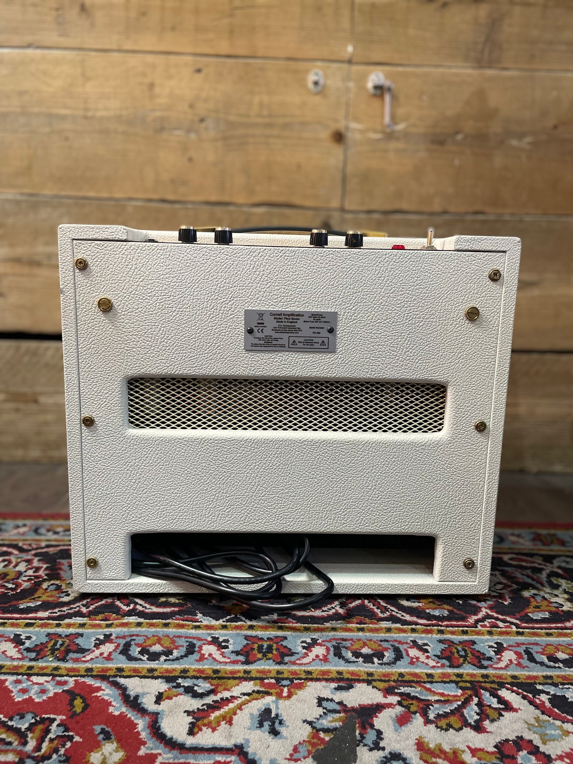 S/H Cornell Plexi Seven, 7 Watt Valvle Combo Amplifier, White