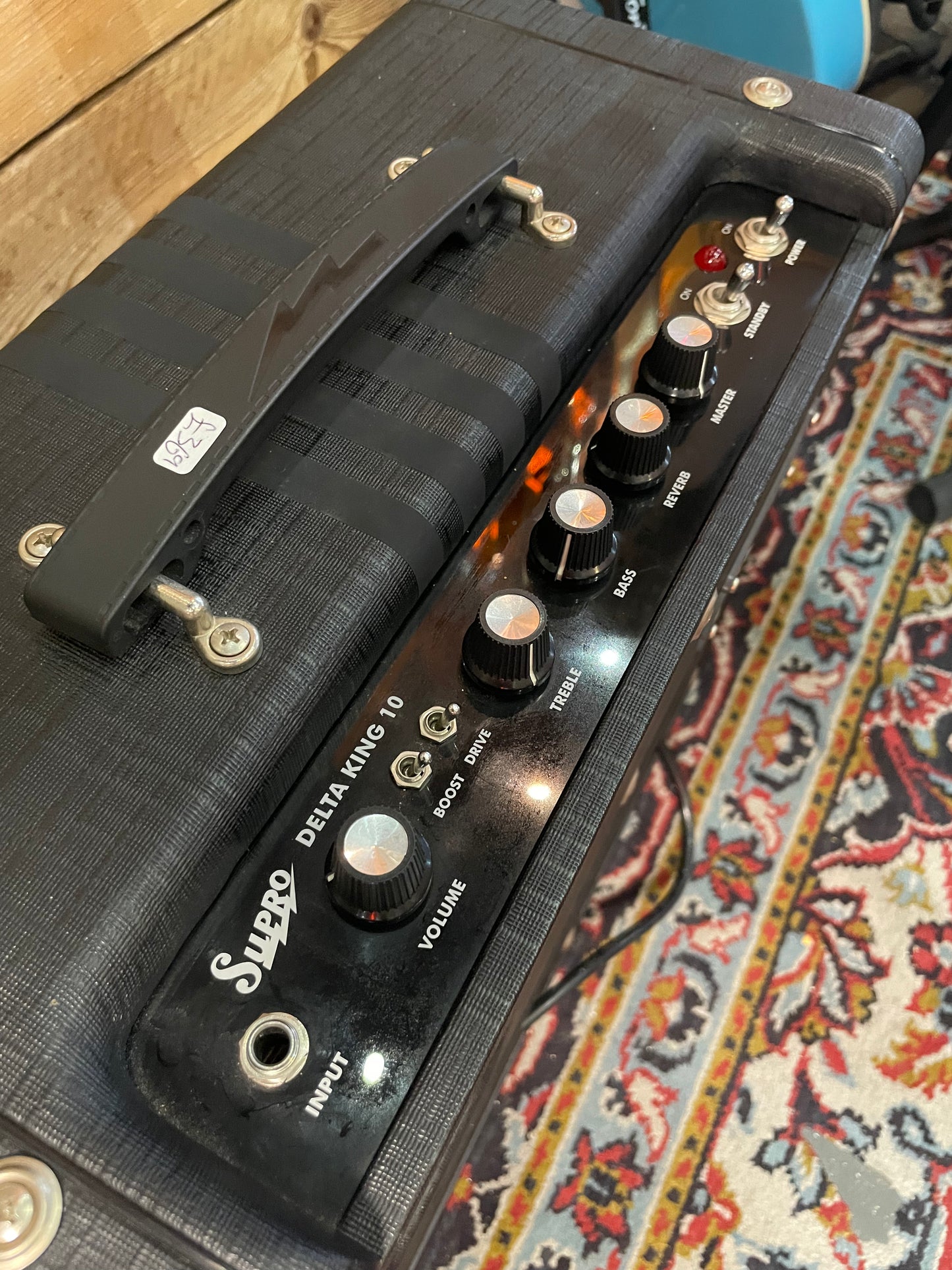 S/H Supro Delta King 10 Valve Combo Amplifier. Black