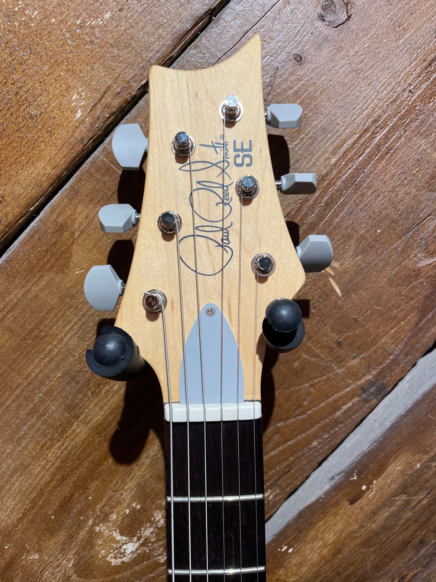 S/H PRS SE Silver Sky, Laurel Green