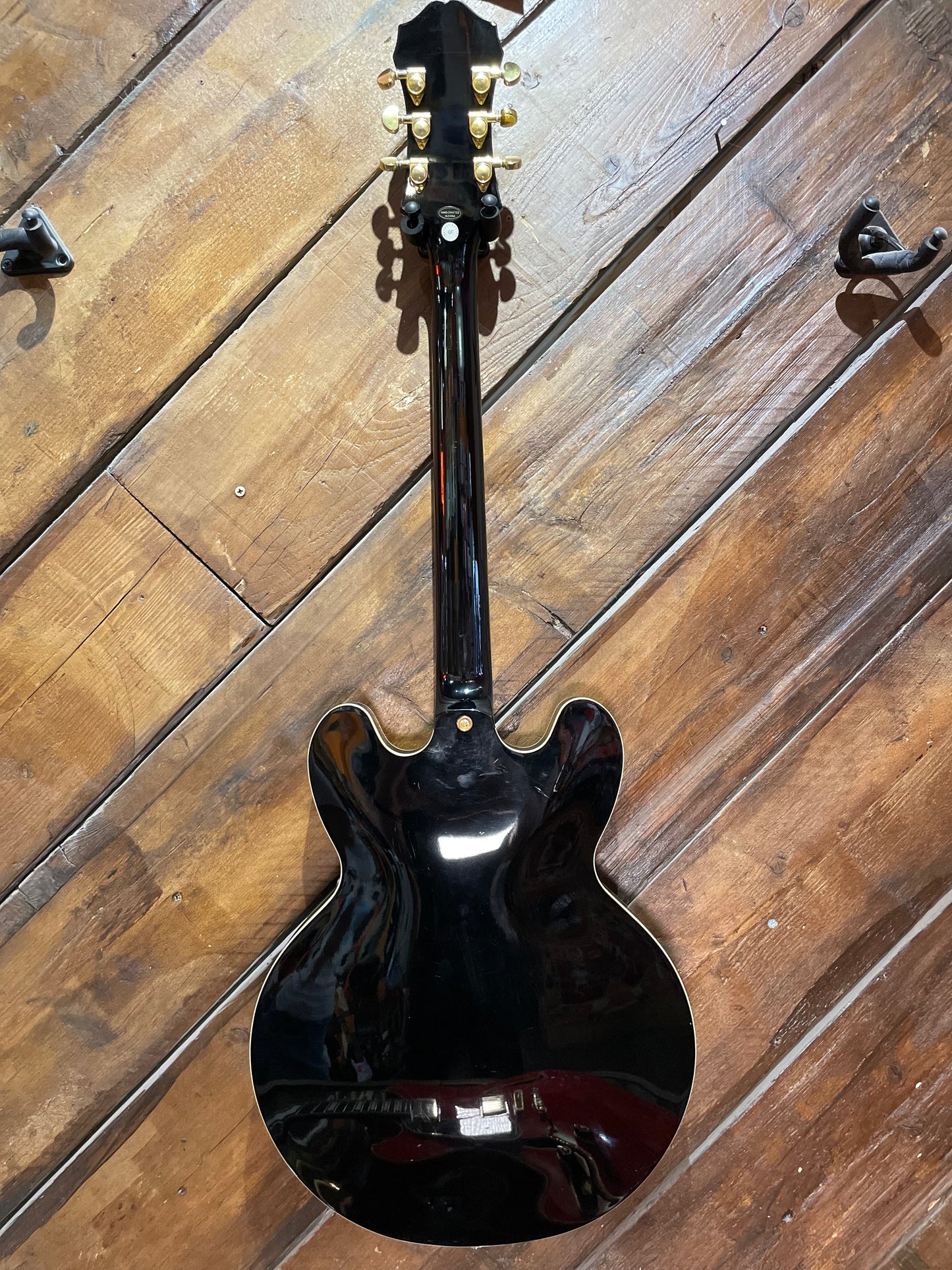 S/H Epiphone Sheraton II Semi-Hollow Electric Guitar, Ebony