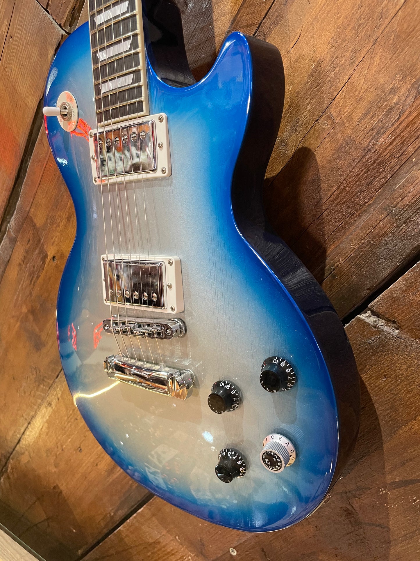 S/H 2008 Gibson USA Les Paul Ex-Robot, Blue Silverburst