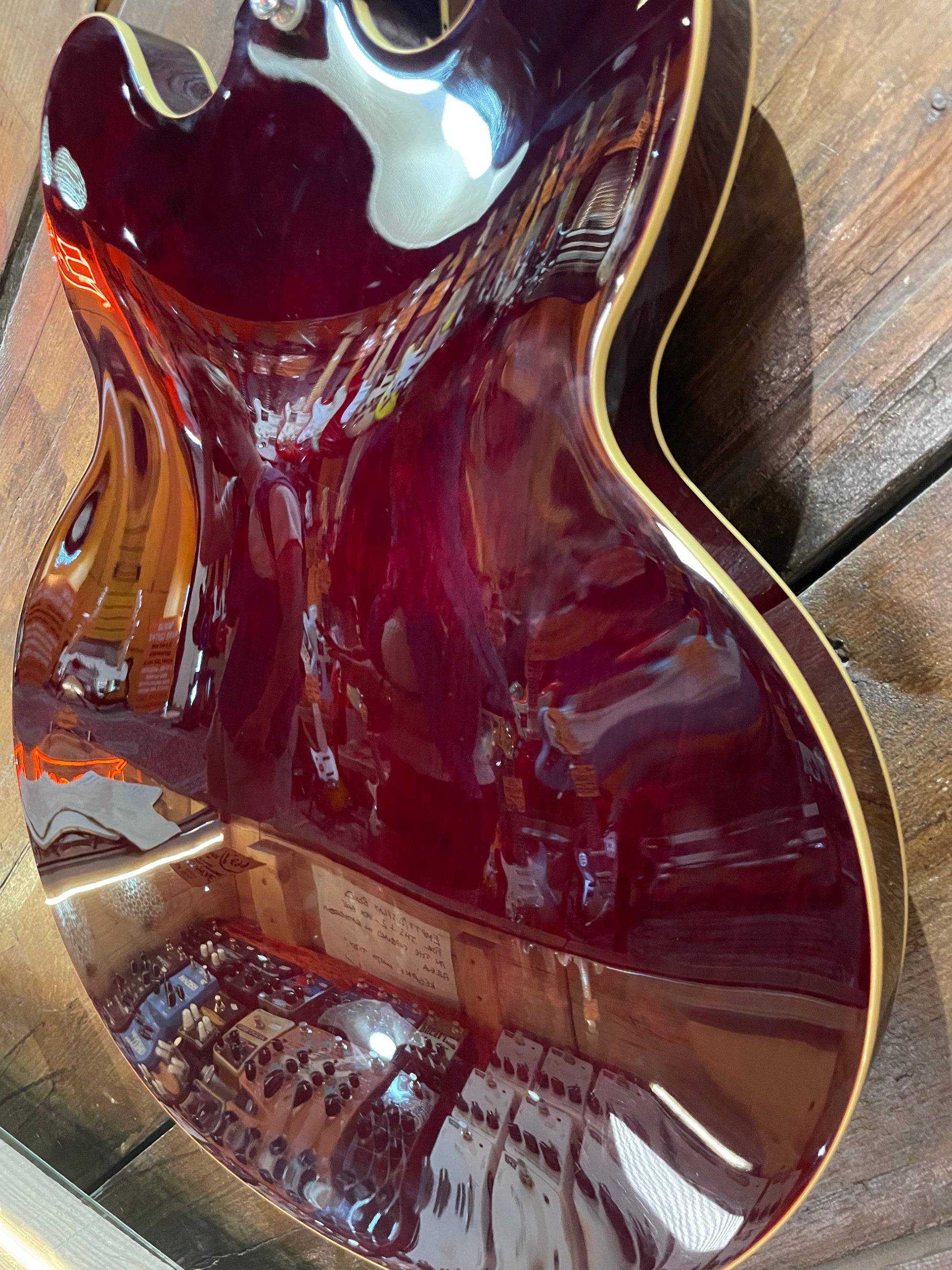 S/H Epiphone Artist Noel Gallagher Signature Riviera, Dark Red Wine