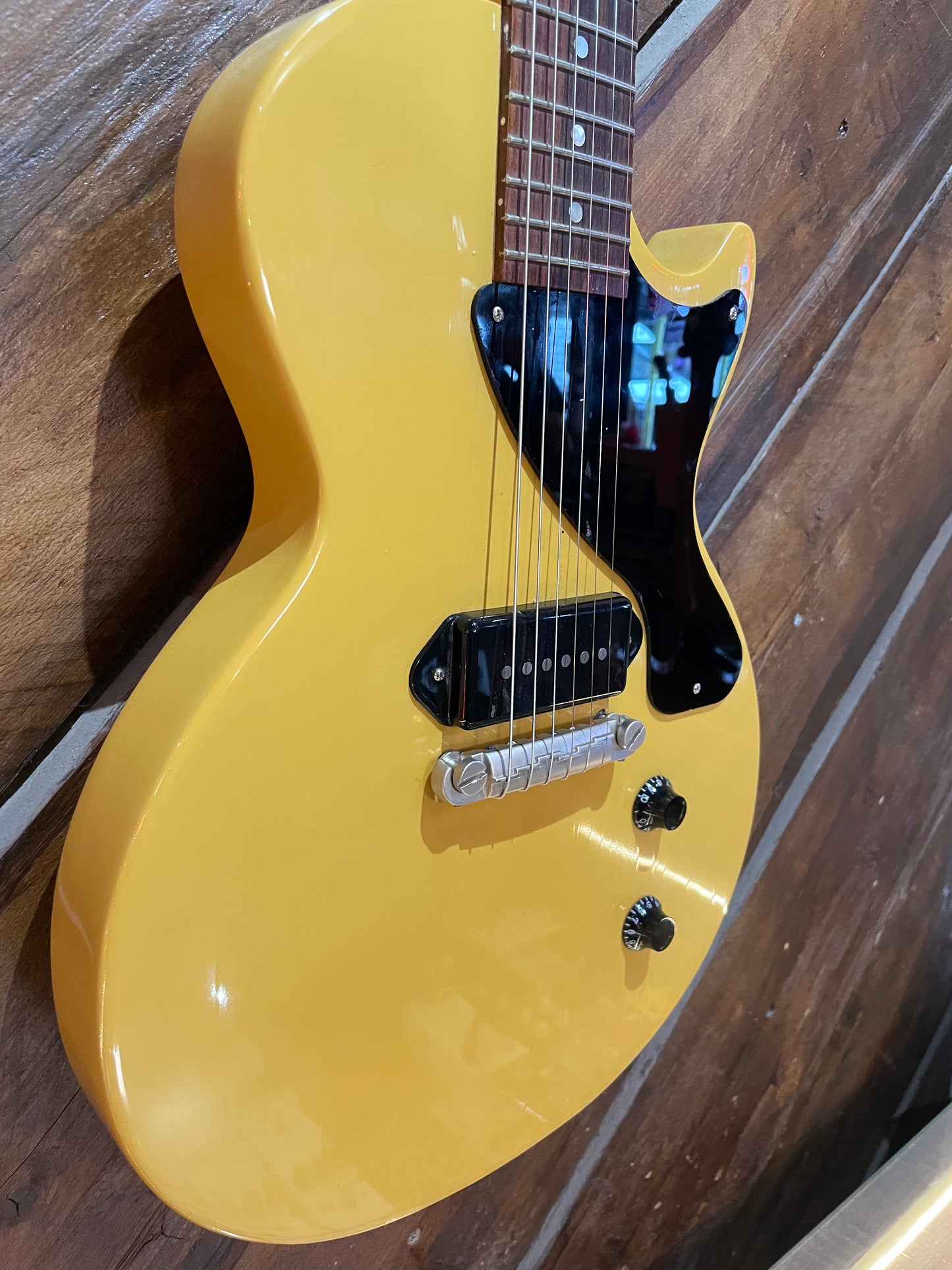 S/H 2015 Gibson 100th Anniversary Les Paul Junior, TV Yellow #150019838