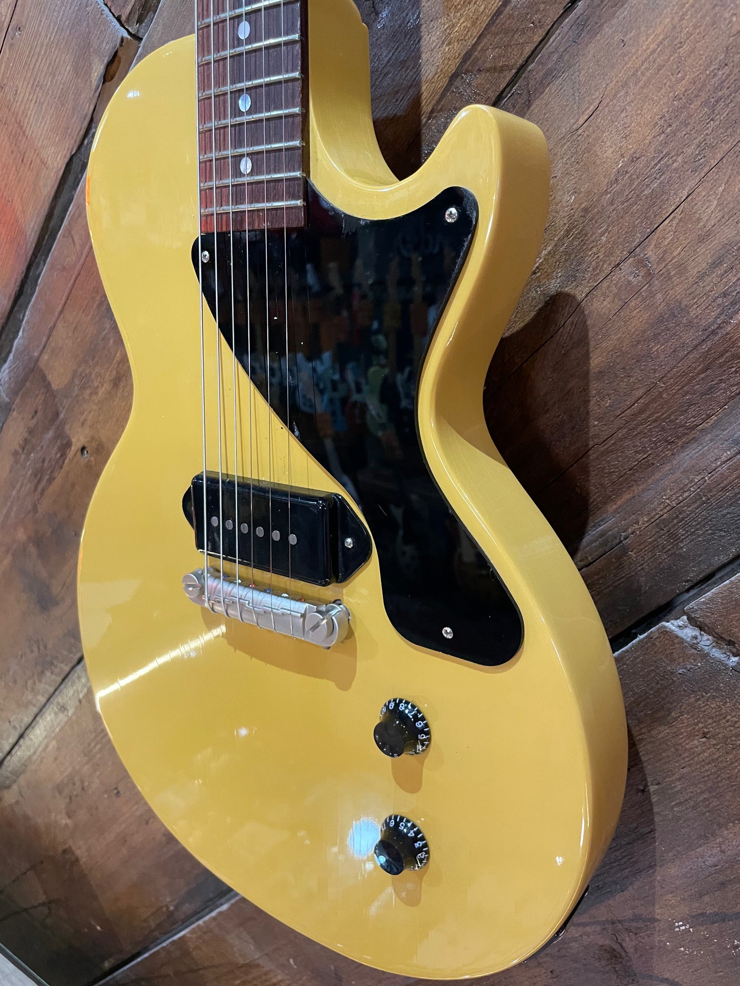 S/H 2015 Gibson 100th Anniversary Les Paul Junior, TV Yellow #150019838