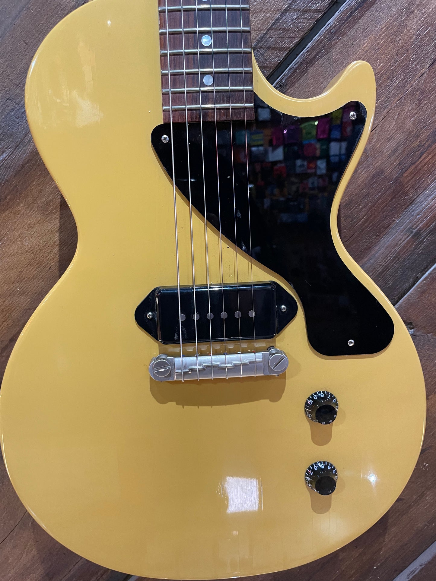 S/H 2015 Gibson 100th Anniversary Les Paul Junior, TV Yellow #150019838