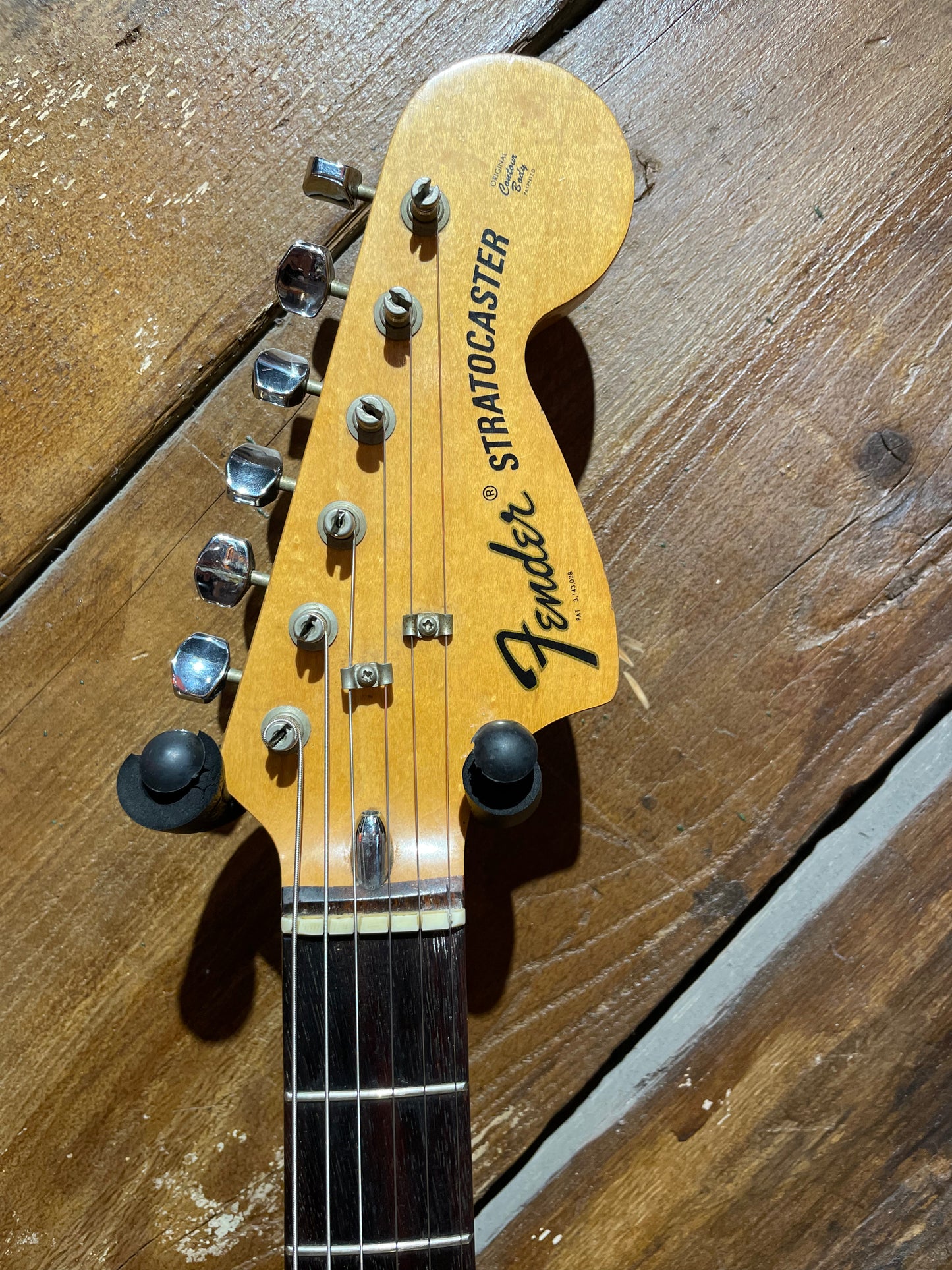 S/H 1974 Fender Stratocaster Hard Tail, Three Tone Sunburst