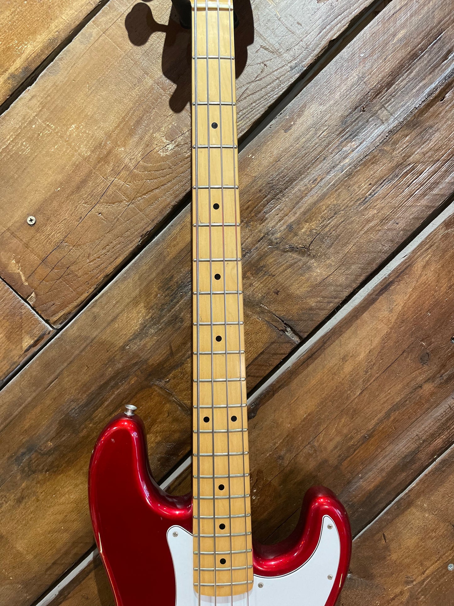 S/H 1987 Fender MIJ Standard Precision Bass, Candy Apple Red