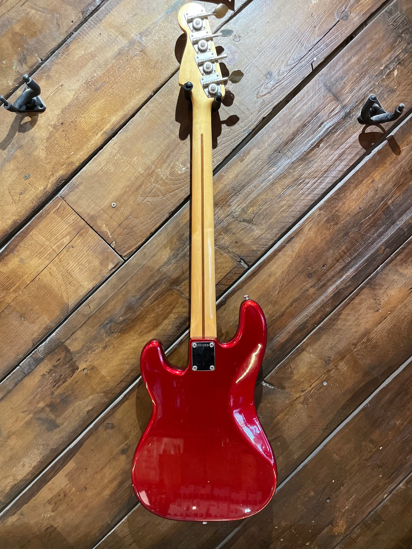 S/H 1987 Fender MIJ Standard Precision Bass, Candy Apple Red