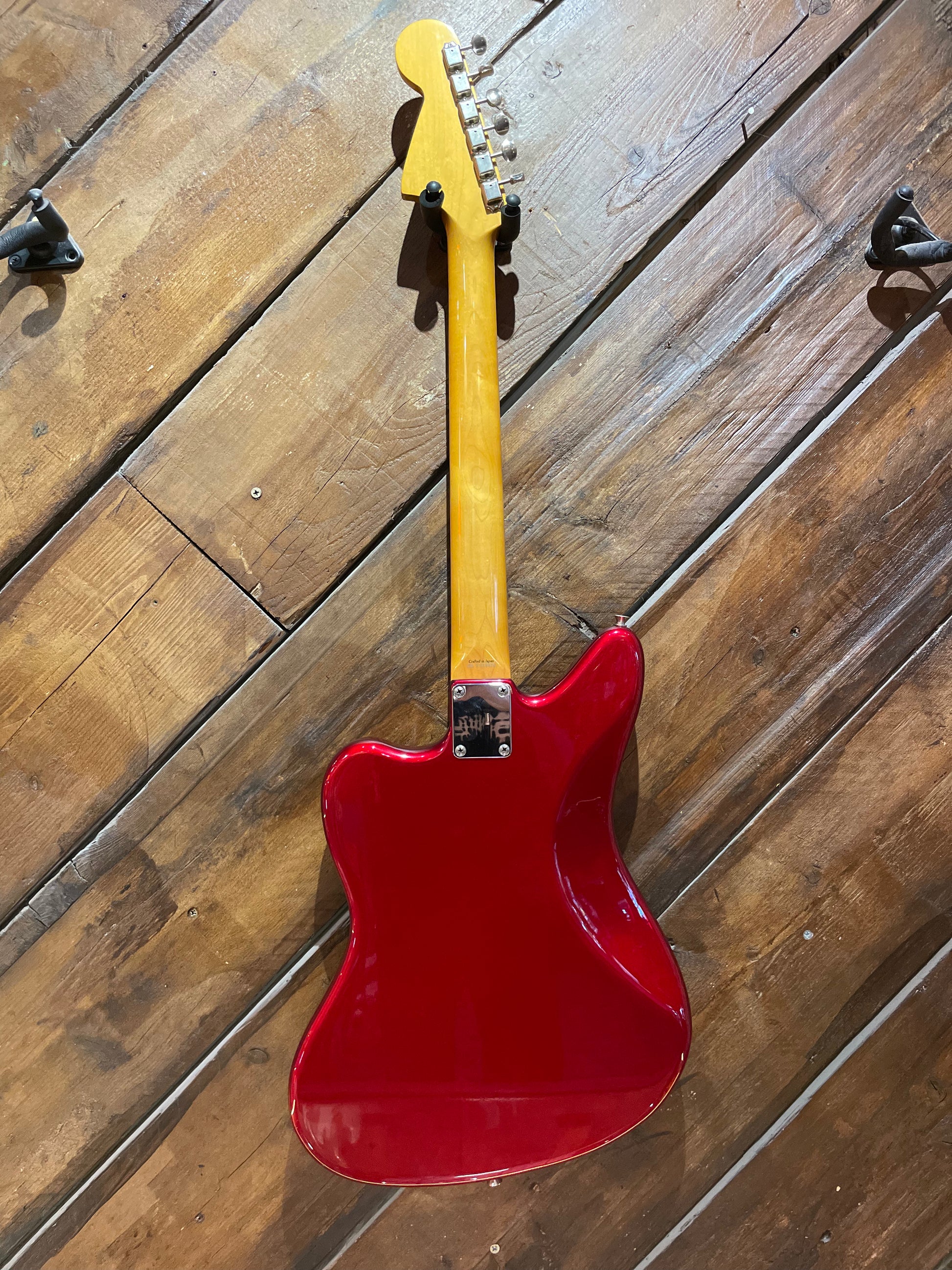 S/H 2003 Fender CIJ Jaguar JG60MH, Candy Apple Red