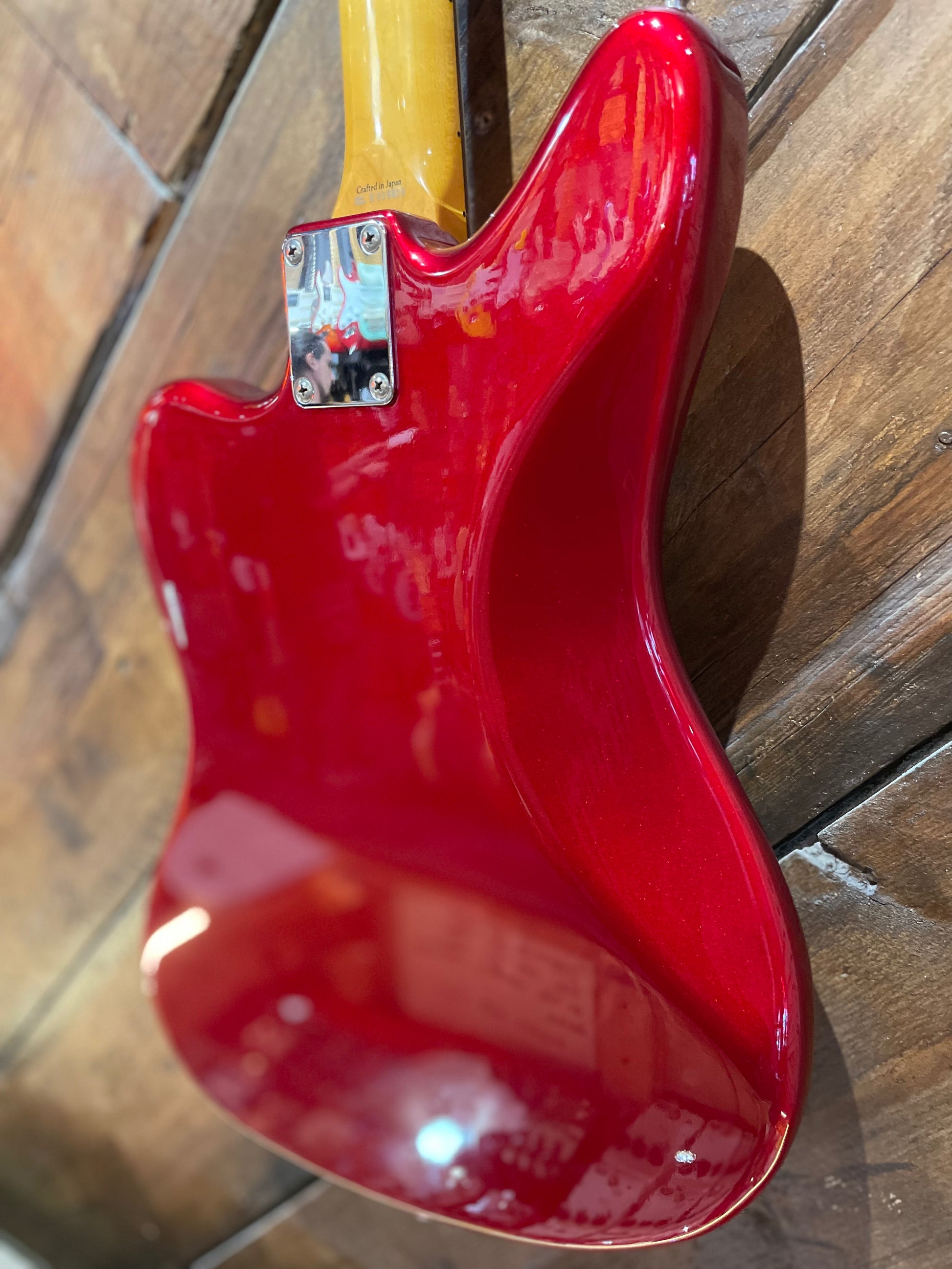 S/H 2003 Fender CIJ Jaguar JG60MH, Candy Apple Red