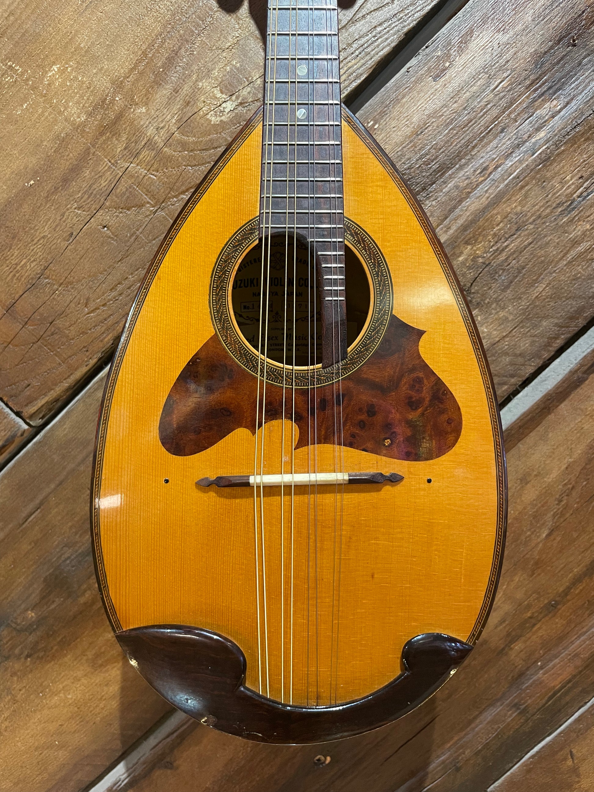 S/H 1971 Suzuki Bowl Back Mandolin