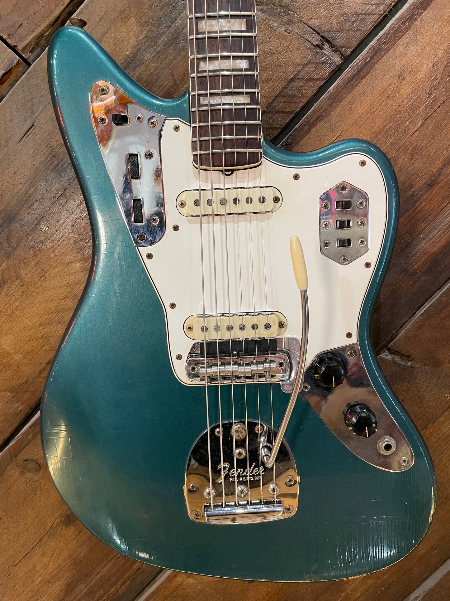 S/H 1966 Fender Jaguar, Lake Placid Blue