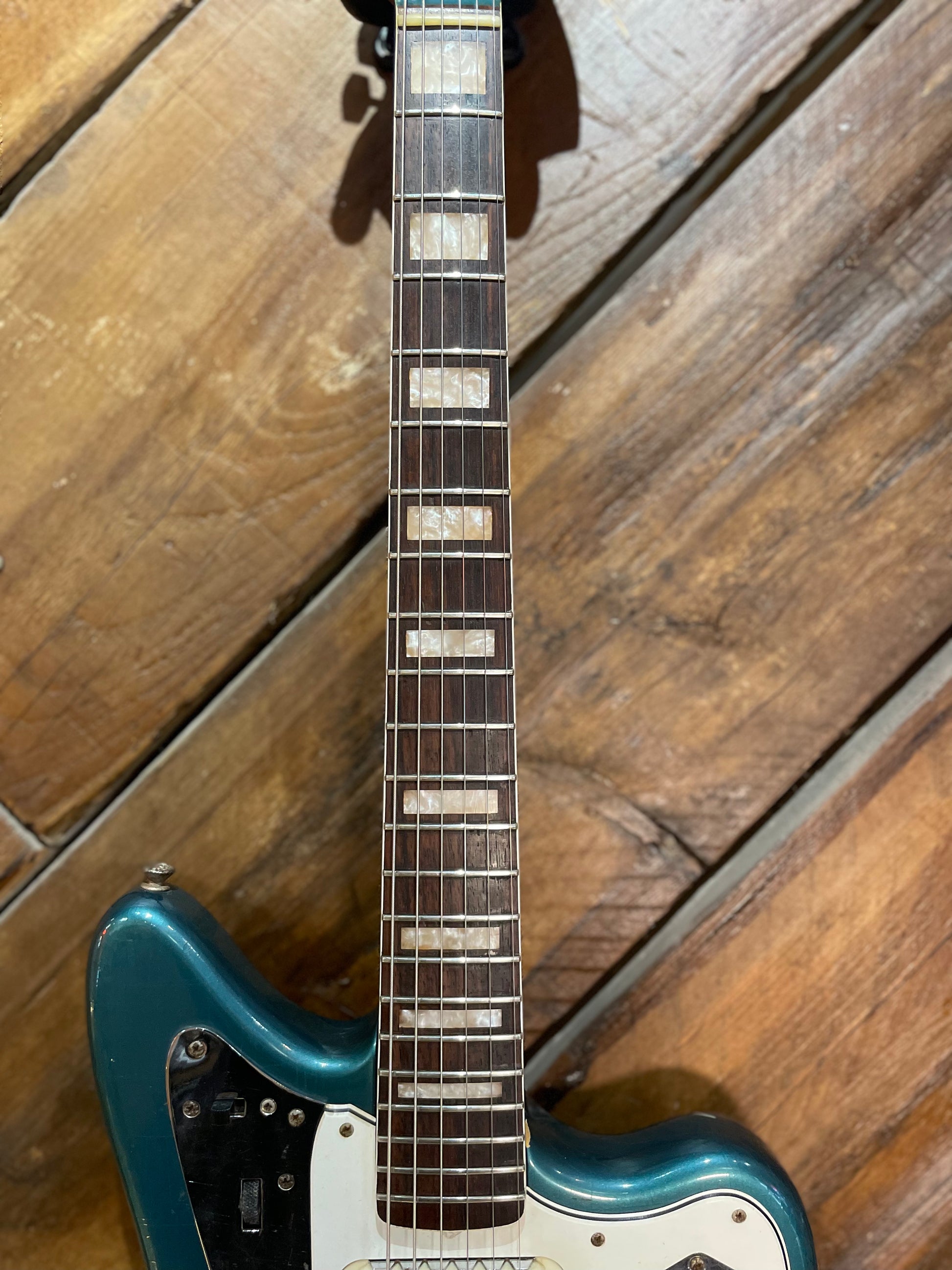 S/H 1966 Fender Jaguar, Lake Placid Blue