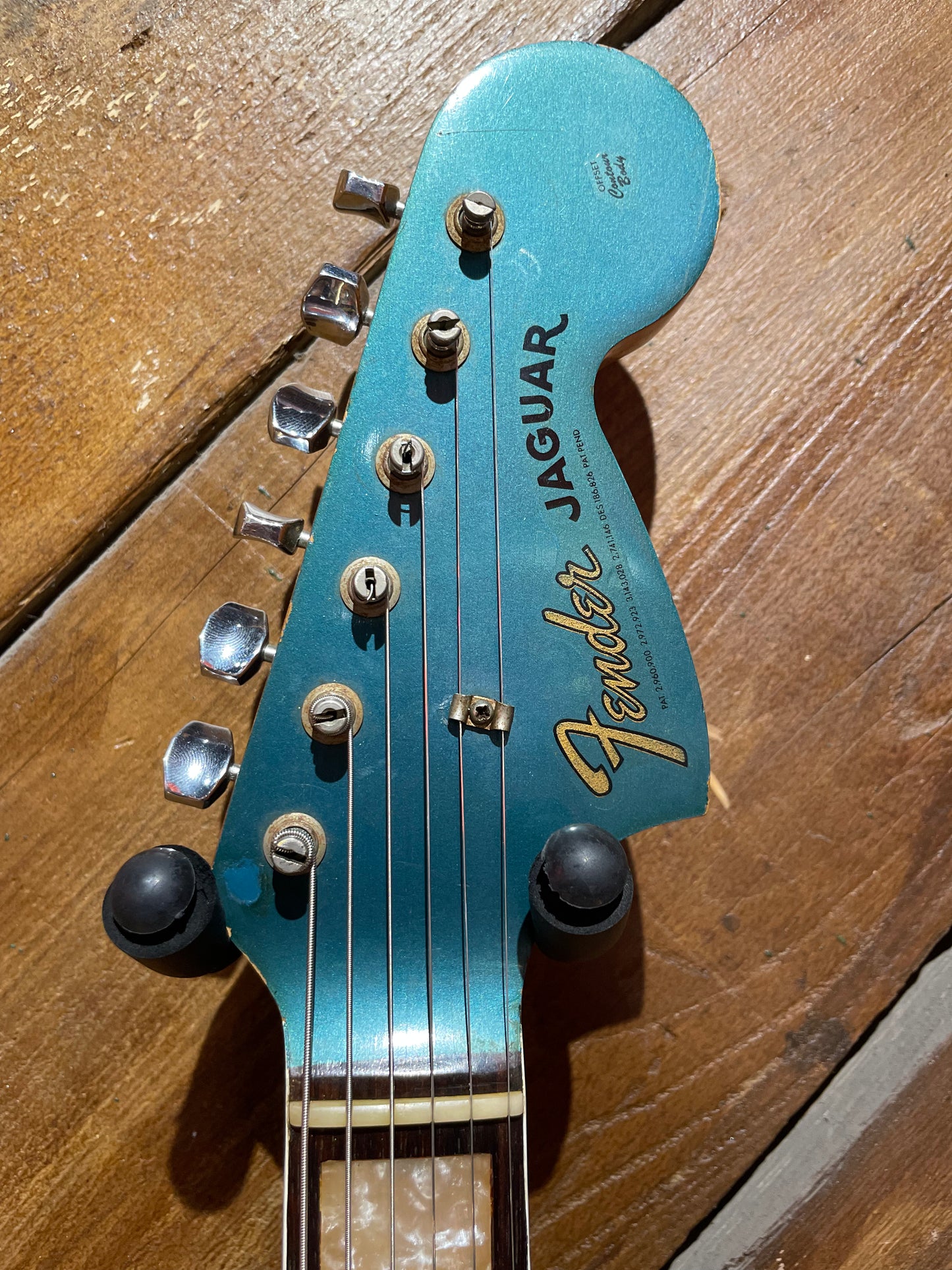 S/H 1966 Fender Jaguar, Lake Placid Blue
