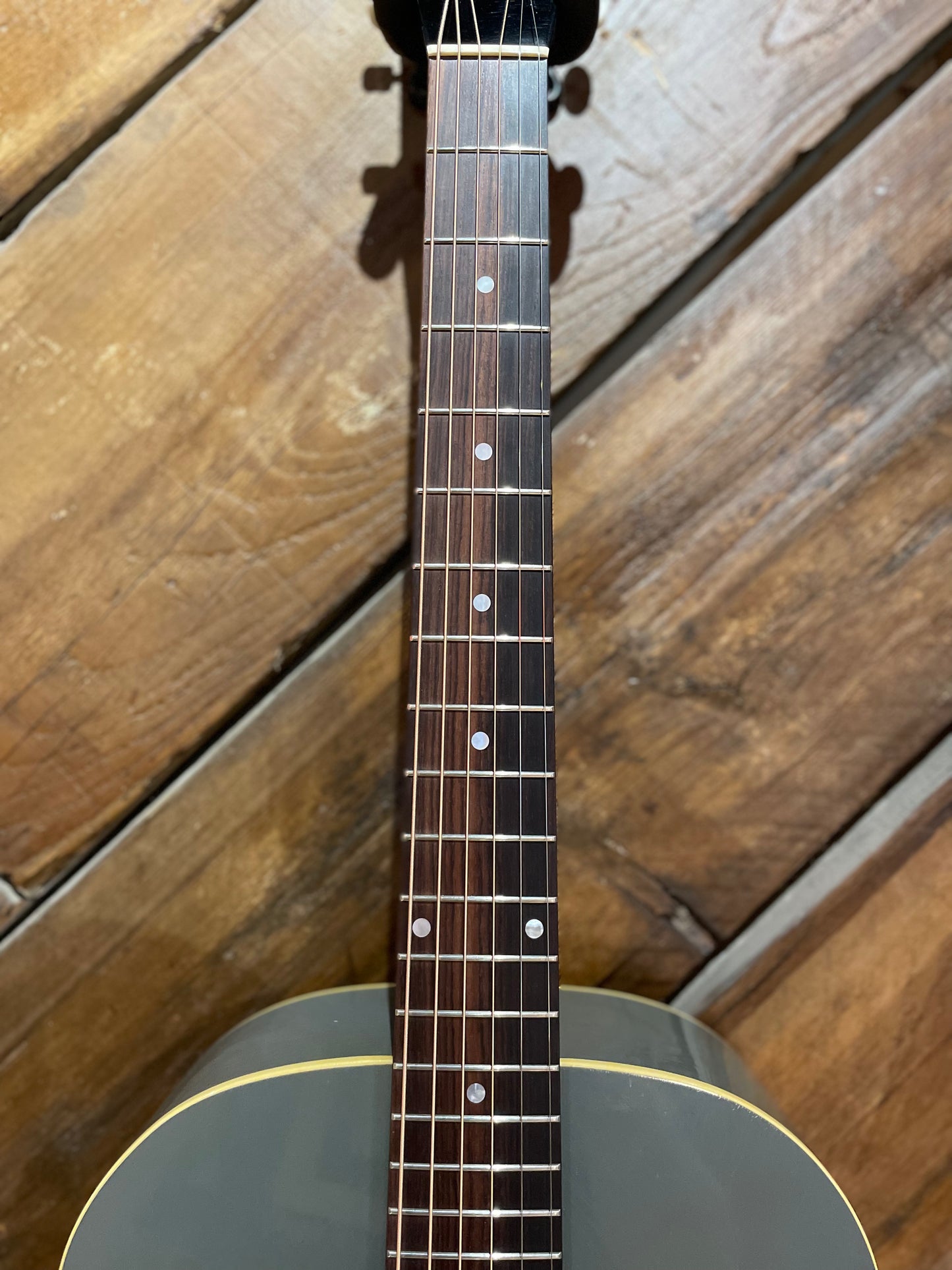 S/H 2025 Atkin LG-47 Parlor Acoustic Guitar, Slade Grey