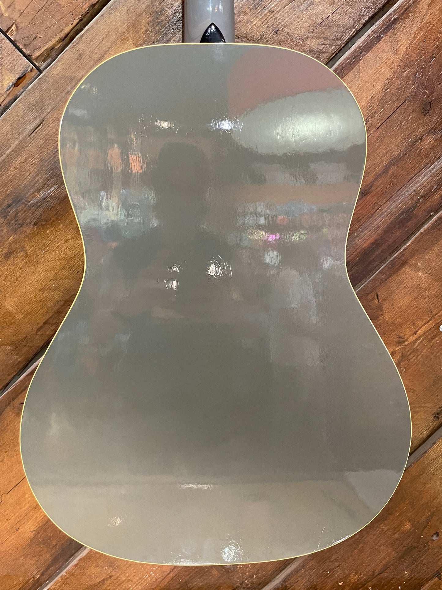 S/H 2025 Atkin LG-47 Parlor Acoustic Guitar, Slade Grey