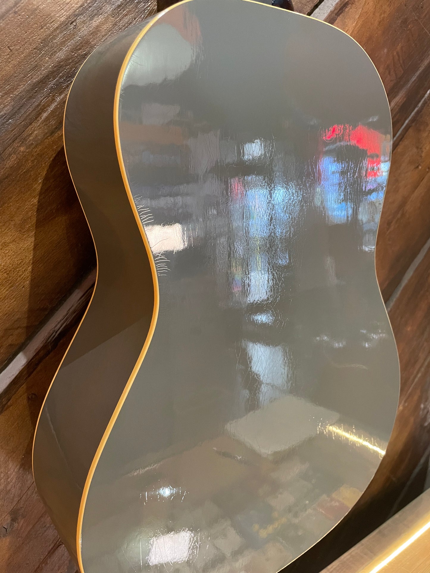 S/H 2025 Atkin LG-47 Parlor Acoustic Guitar, Slade Grey