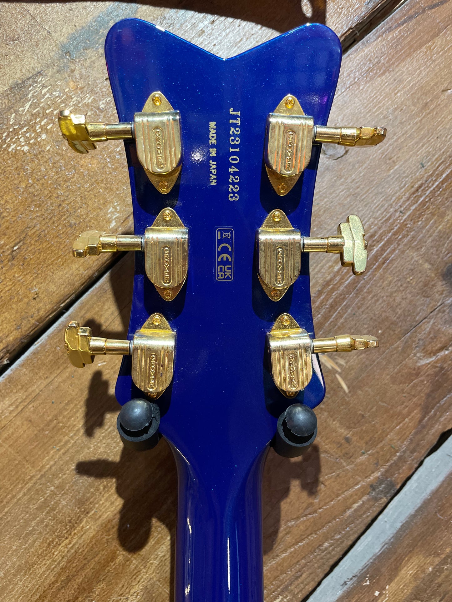 S/H Gretsch G6136T Limited Edition Falcon with String Thru Bigsby, Azure Blue Metallic