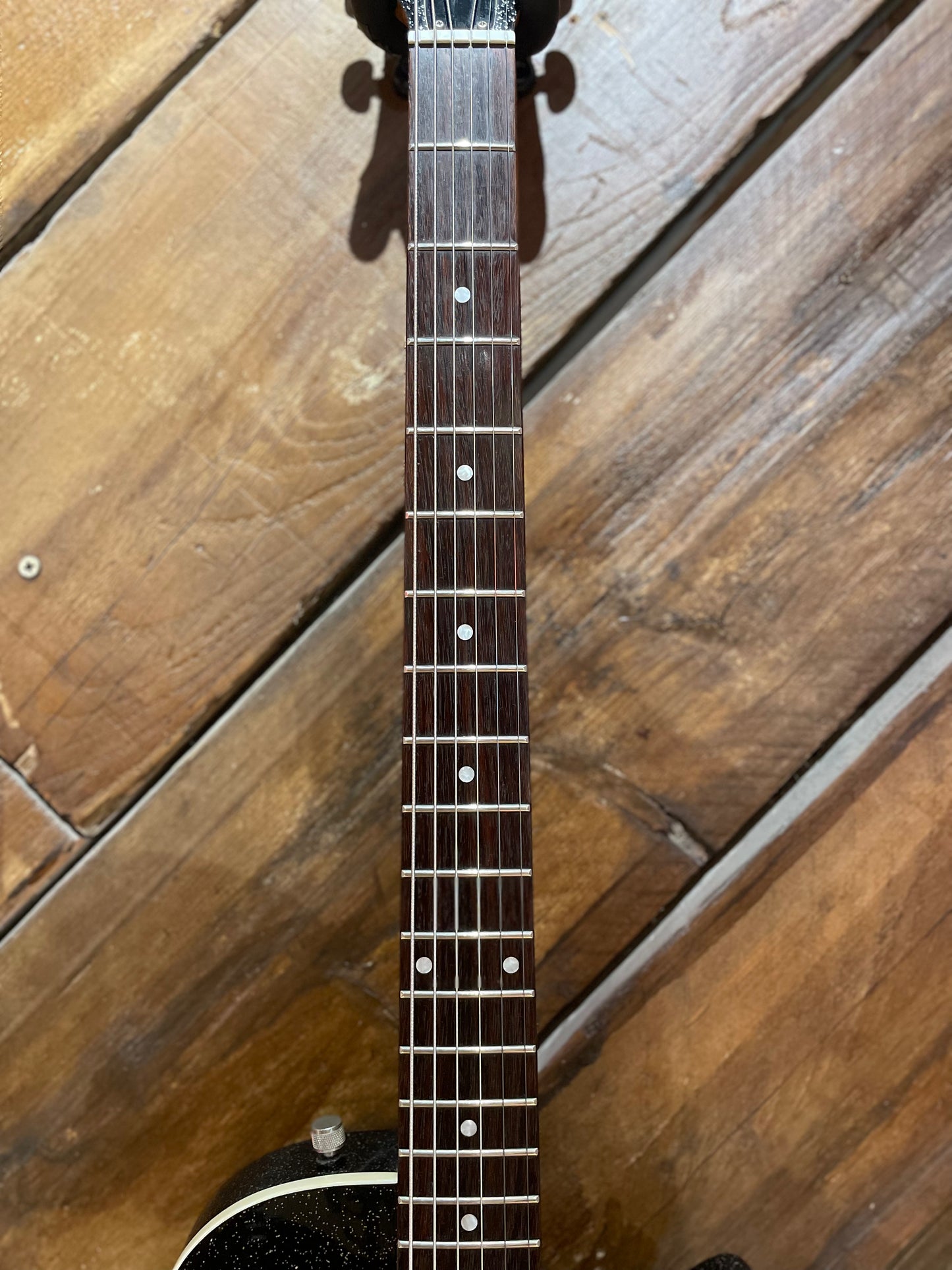 S/H Gretsch 5260T Electromatic Jet Baritone with Bigsby, Black Sparkle