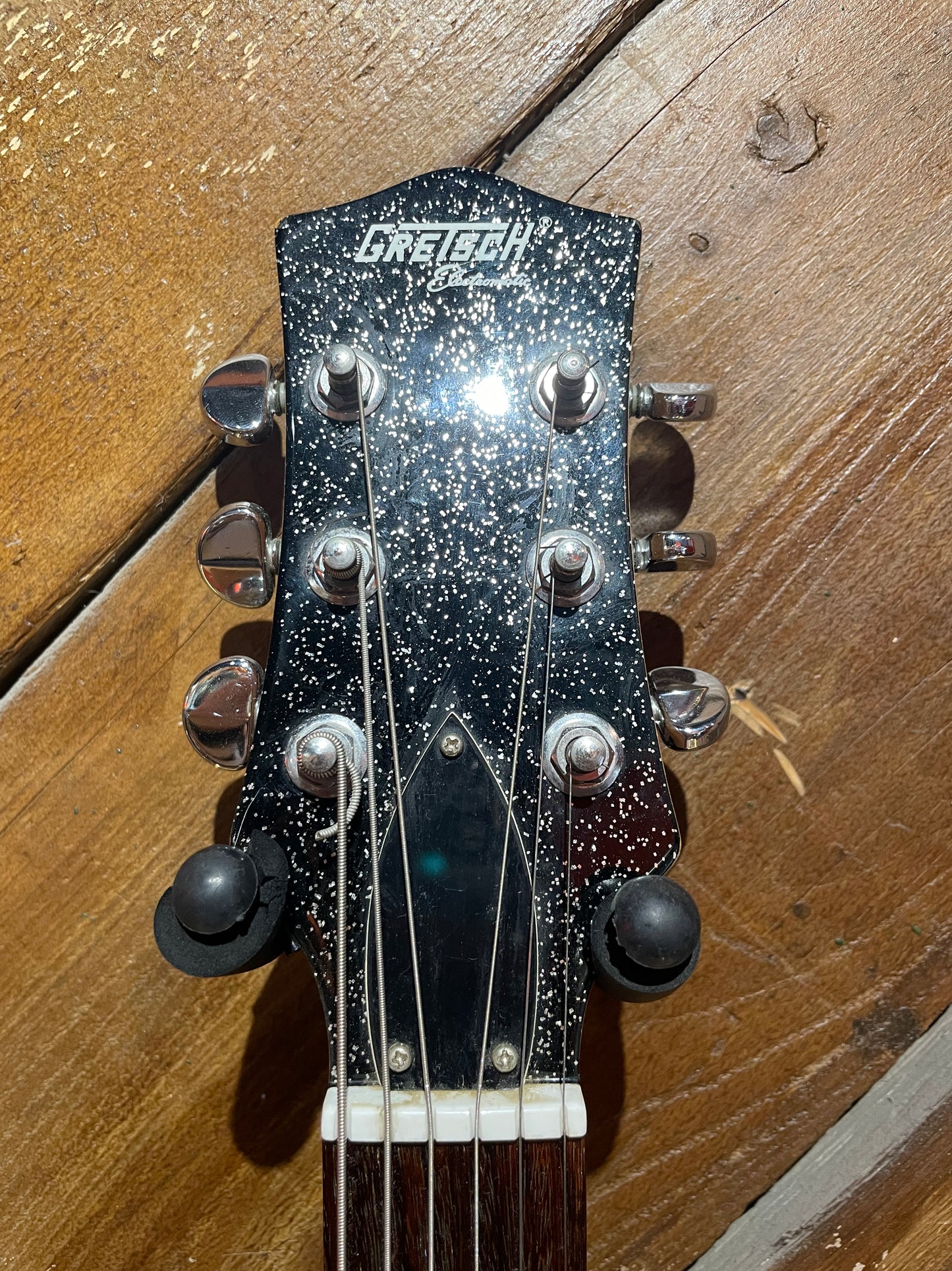 S/H Gretsch 5260T Electromatic Jet Baritone with Bigsby, Black Sparkle