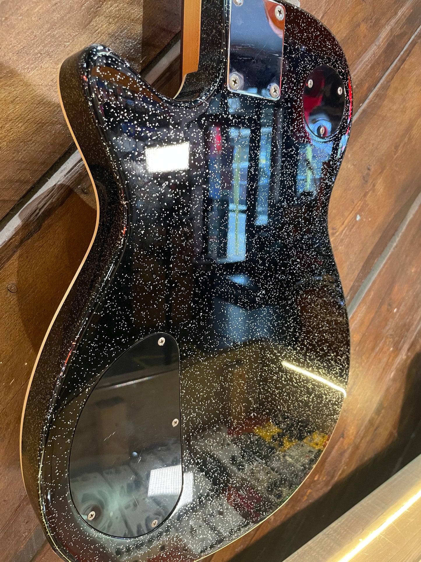 S/H Gretsch 5260T Electromatic Jet Baritone with Bigsby, Black Sparkle