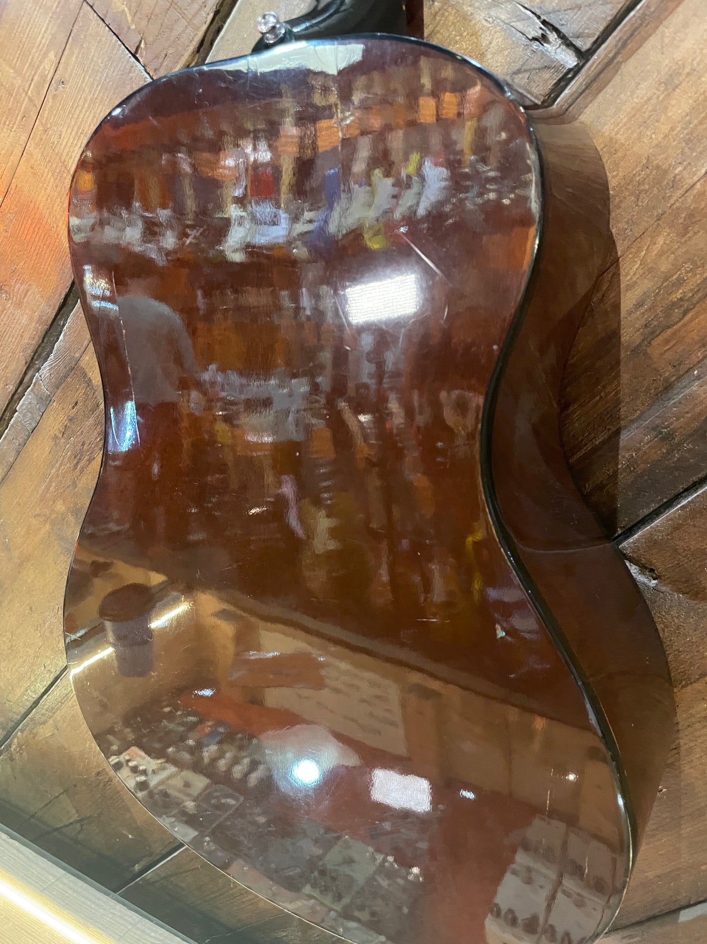 S/H 1970s Gibson MK35 Dreadnought Acoustic Guitar, Sunburst