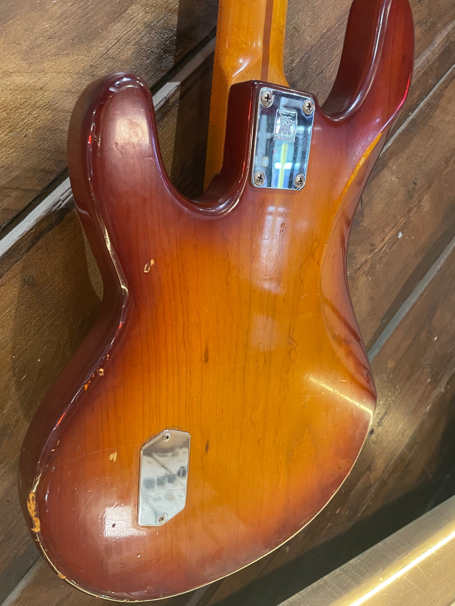 S/H 1989 Music Man Stingray, Honey Burst