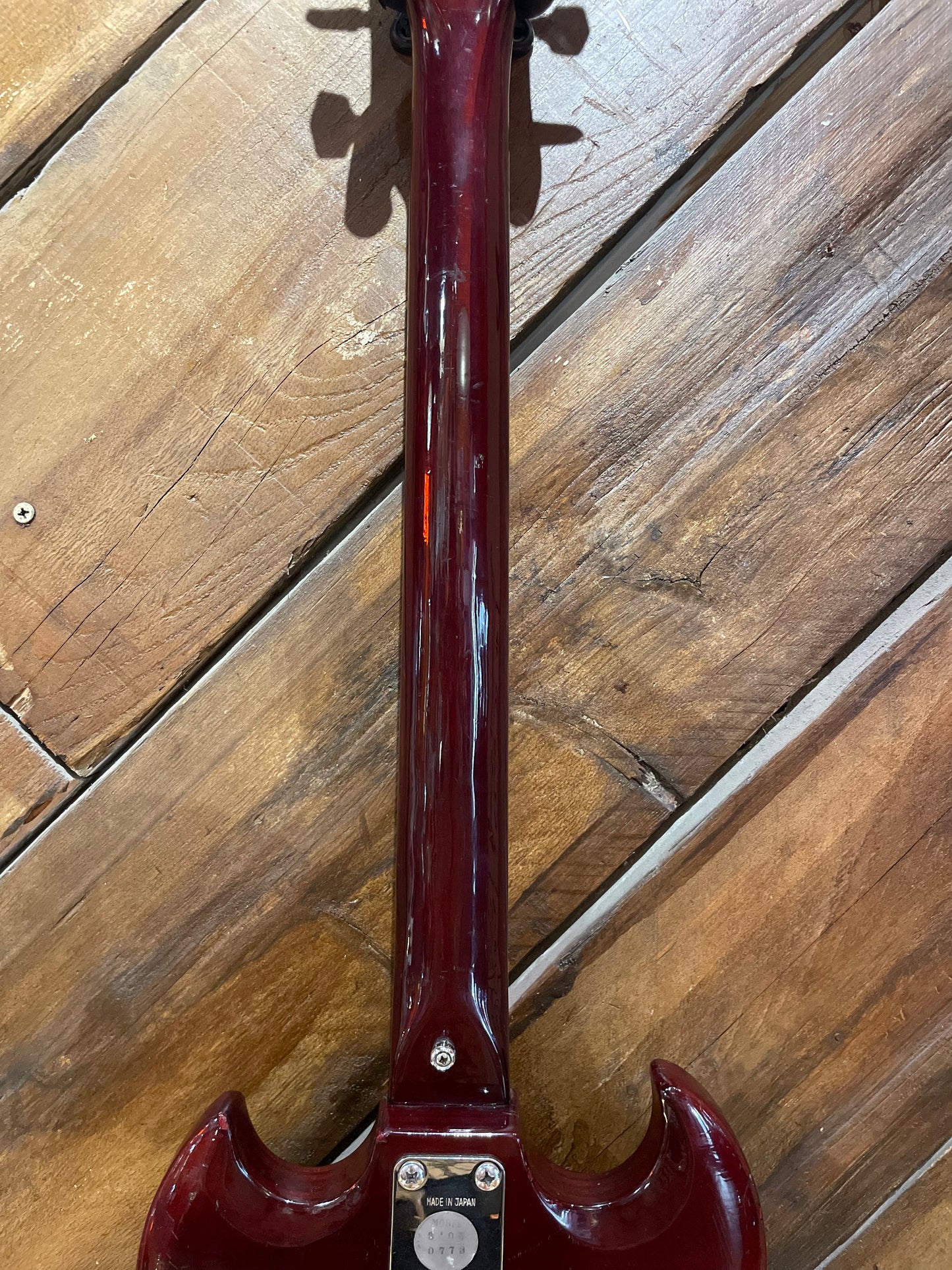 S/H 1970s Avon MIJ Rose Morris 'EB0' Electric Bass, Cherry
