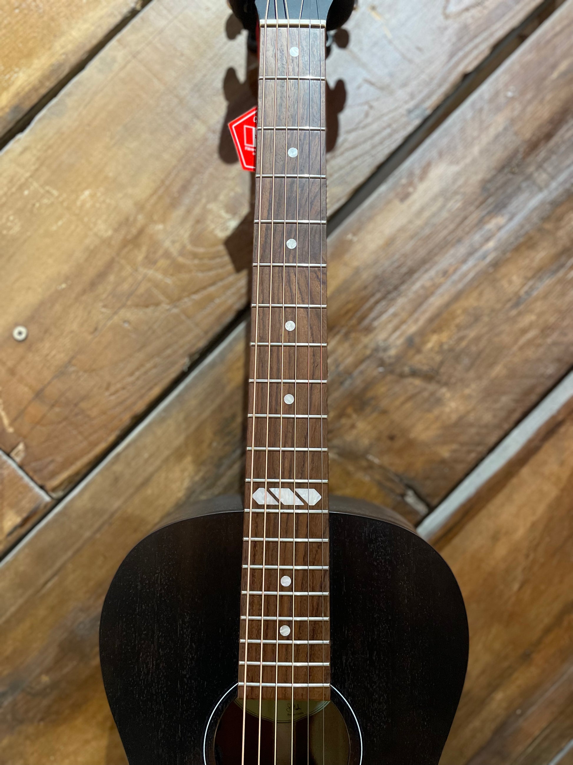 Godin Mahogany Parlor Electro Acoustic Guitar, Black Burst A/E NEW