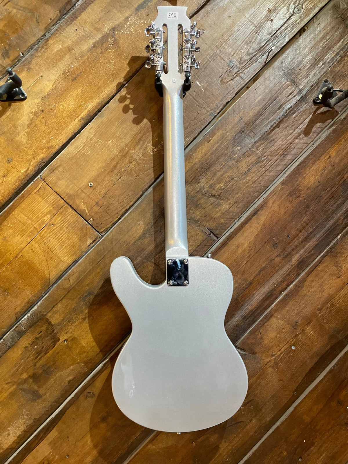 S/H Musicvox Space Cadet 12-String Electric Guitar, Silver
