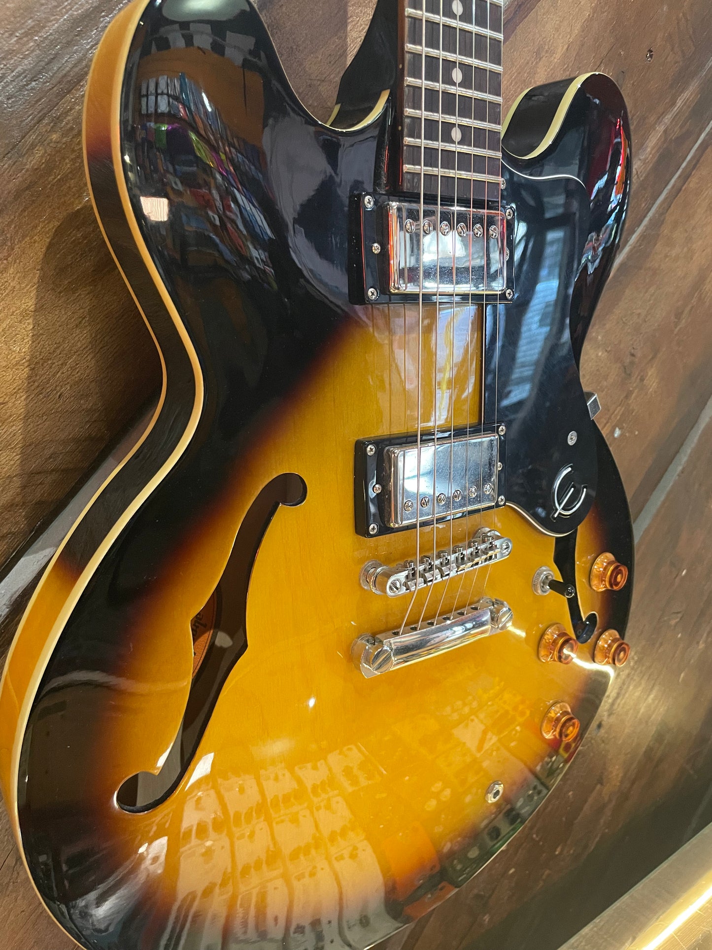 S/H Epiphone ES-335 'Dot' Semi Hollow Electric Guitar, Sunburst
