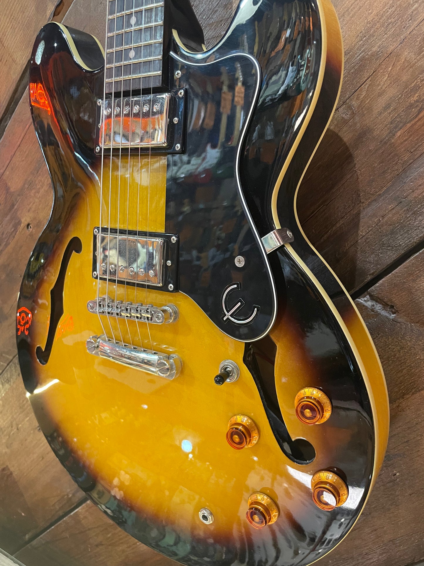 S/H Epiphone ES-335 'Dot' Semi Hollow Electric Guitar, Sunburst