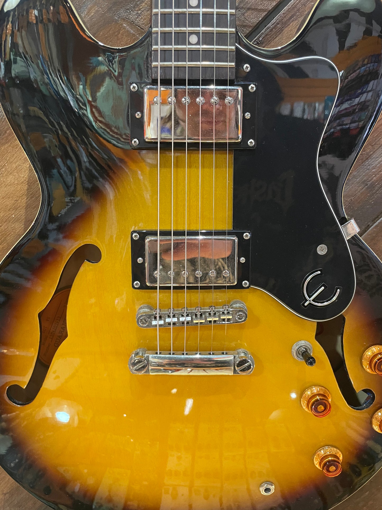 S/H Epiphone ES-335 'Dot' Semi Hollow Electric Guitar, Sunburst