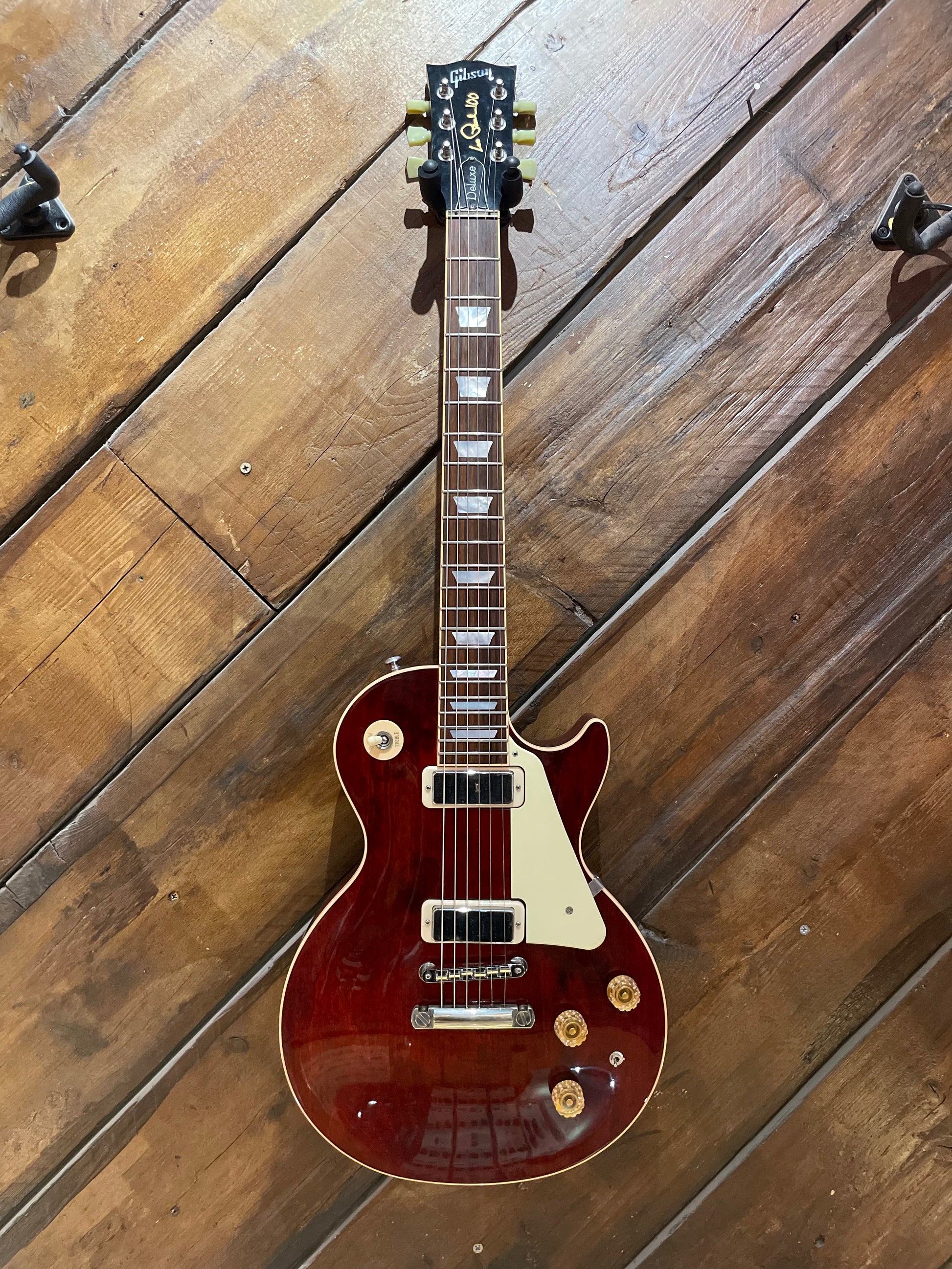 S/H 2015 Gibson Les Paul 100th Anniversary Deluxe, Wine Red