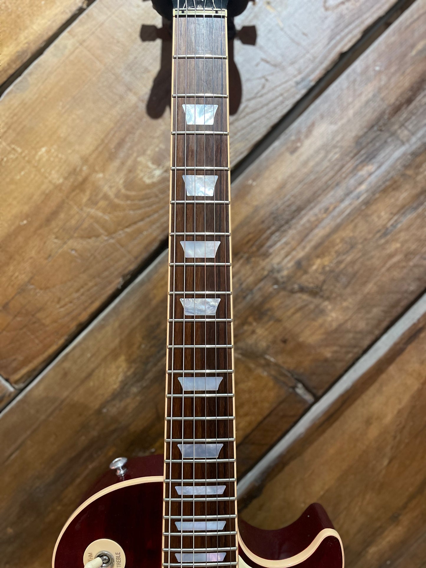 S/H 2015 Gibson Les Paul 100th Anniversary Deluxe, Wine Red
