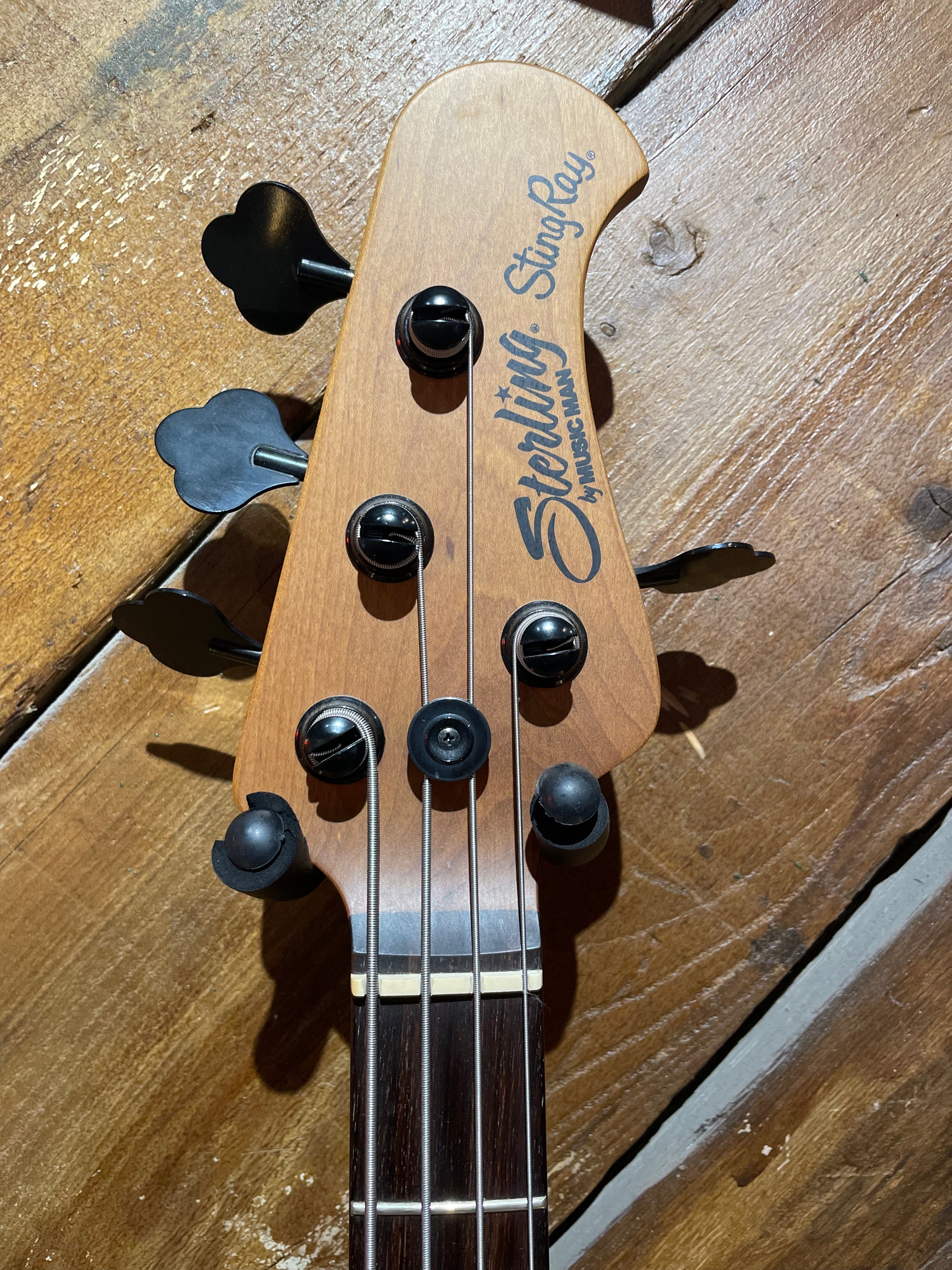 S/H Sterling By Music Man Ray34 Electric Bass, Purple Sparkle